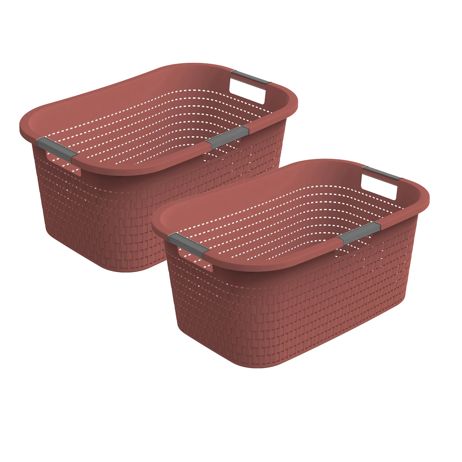 2er Set Country Wäschekorb 40l 2tlg. - Image 4