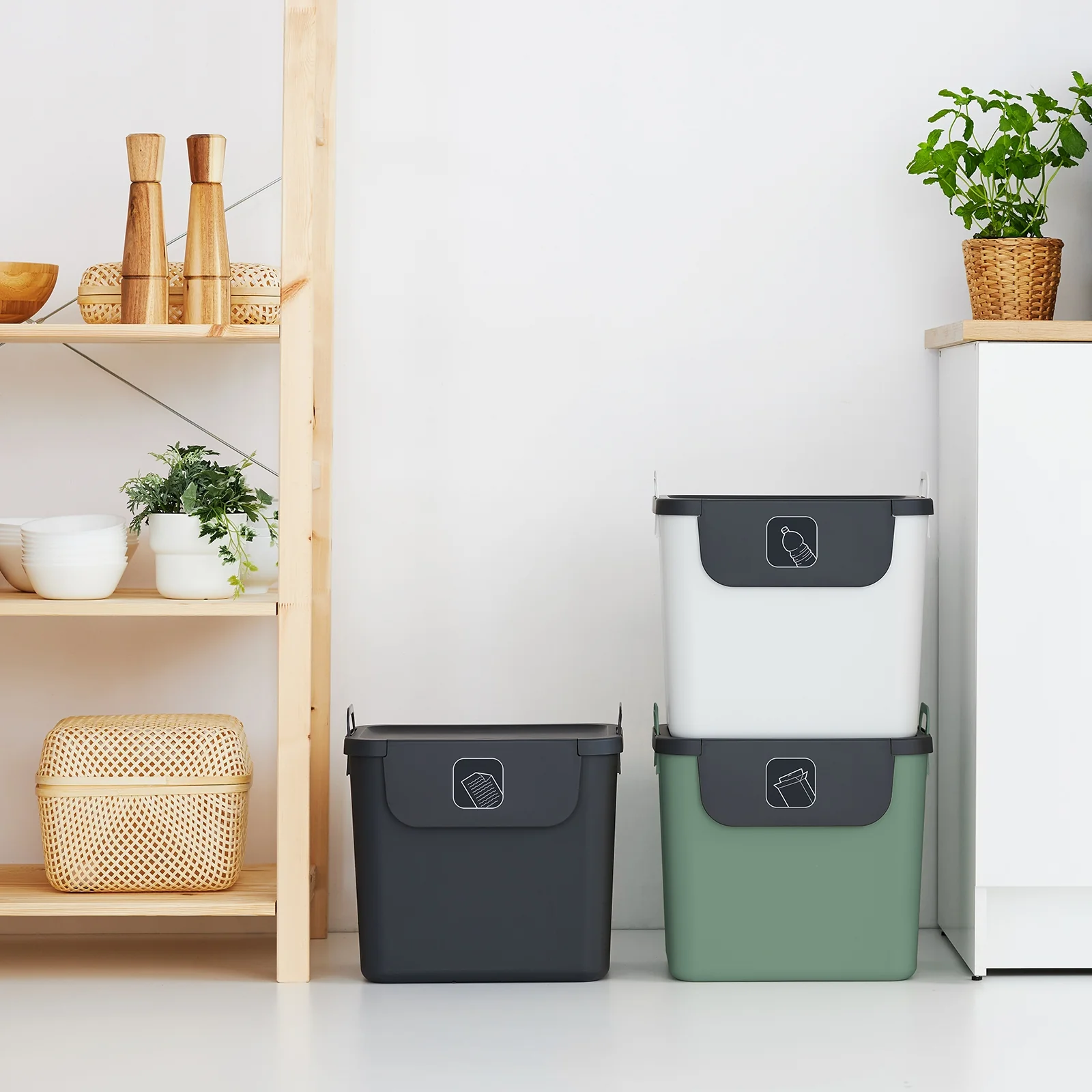 3er Set Recycling Müllsystem 30 L JIVE - Image 10