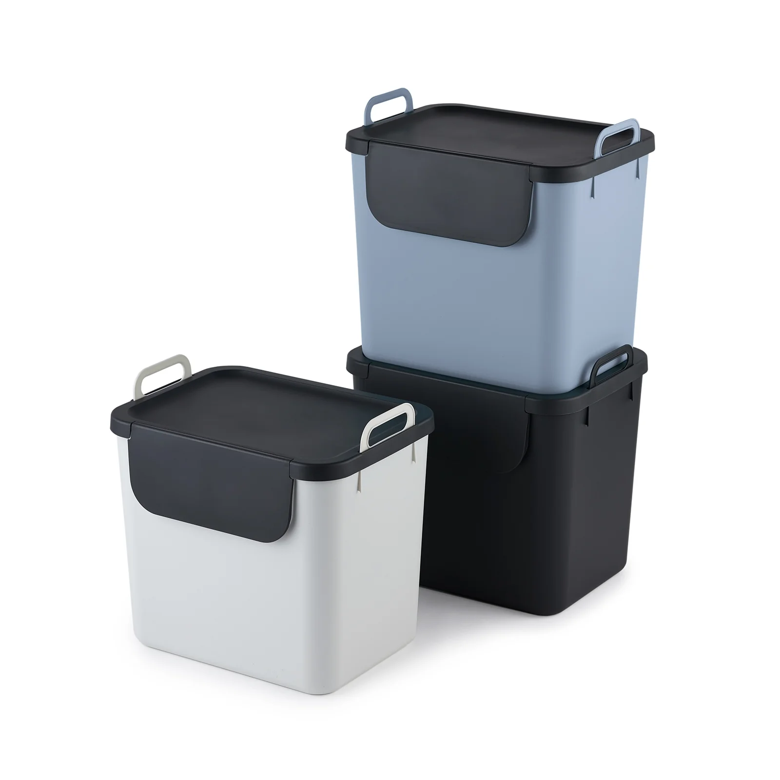 3er Set Recycling Müllsystem 30 L JIVE - Image 50