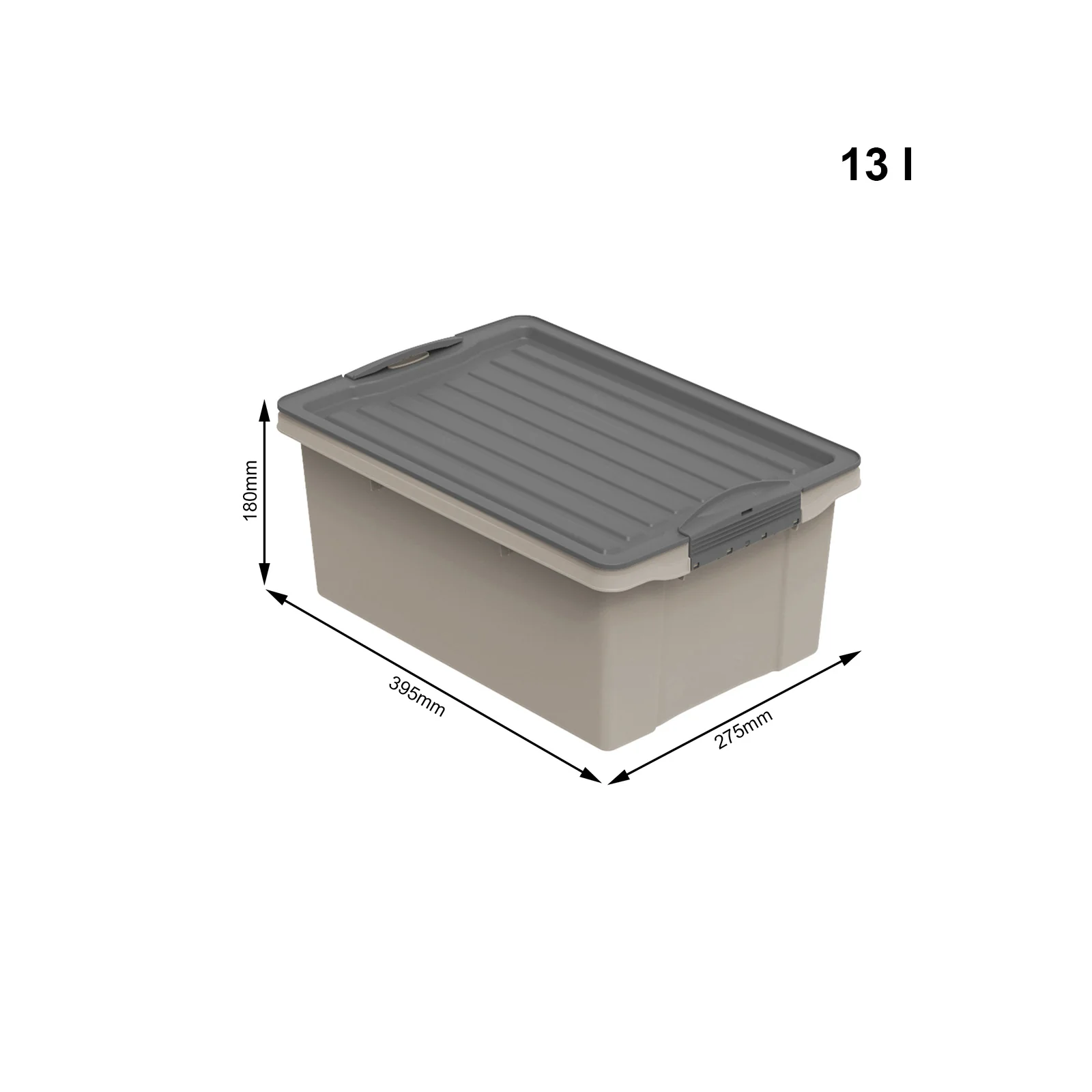 3er Set Stapelbox 13 l COMPACT - Image 10