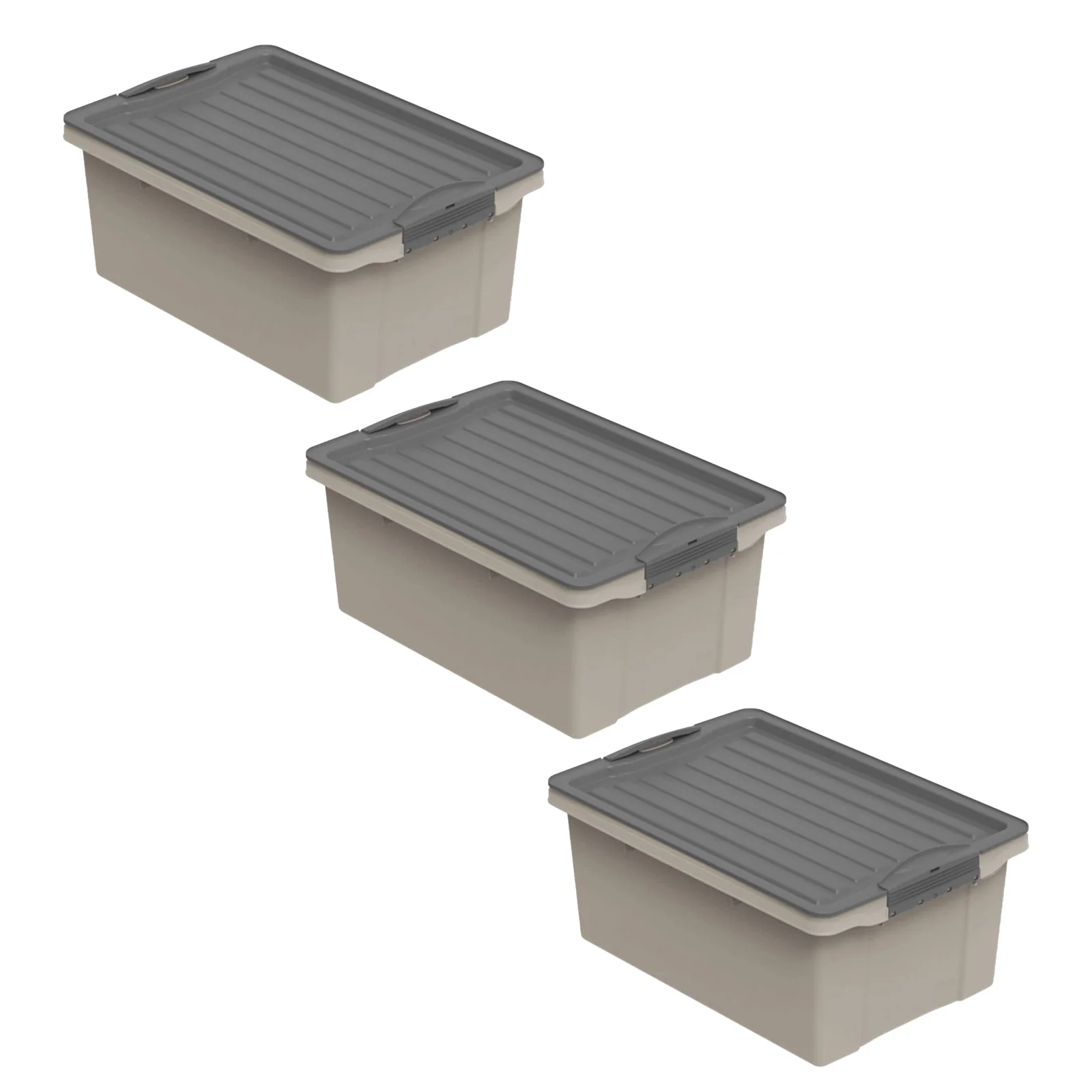 3er Set Stapelbox 13 l COMPACT - Image 3
