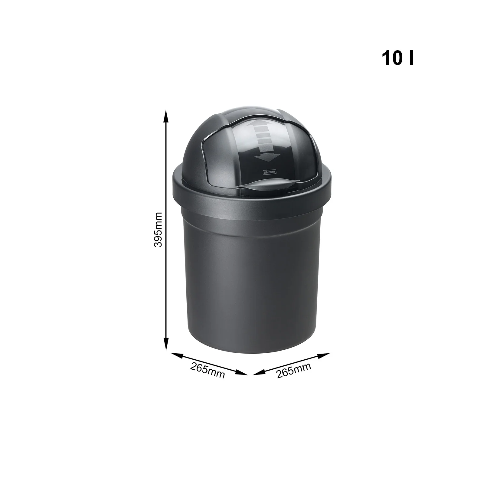 Abfalleimer 10 l ROLL BOB - Image 6