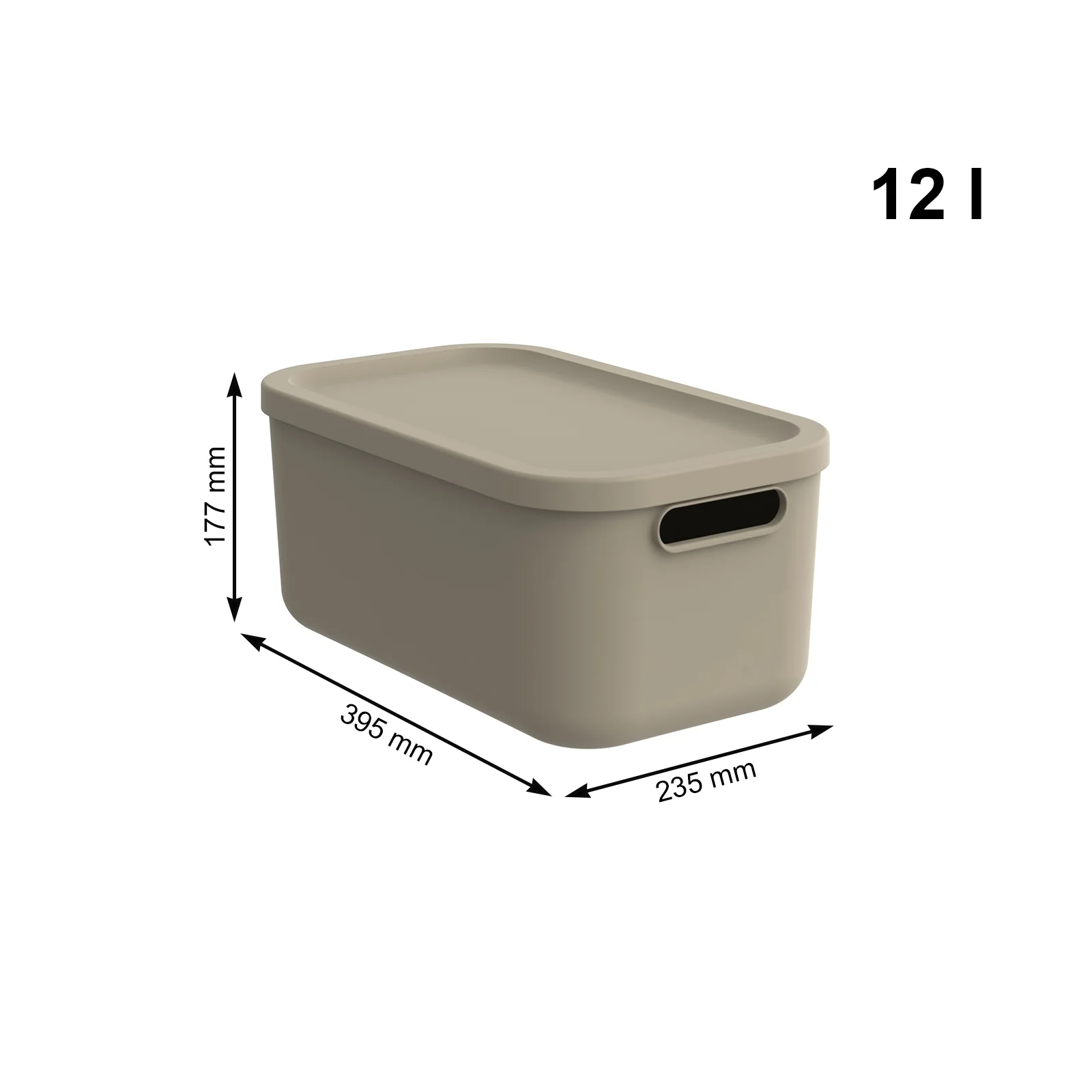 Aufbewahrungsbox 12 l 2er Set ALBULA LIGHT - Image 15