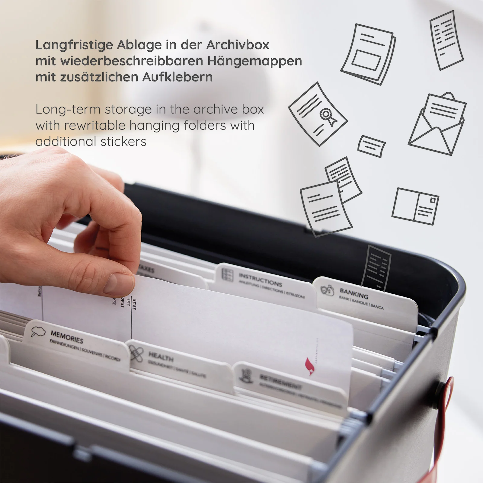 Archivbox Dokumentenorganizer MY PAPER Plus - Image 10