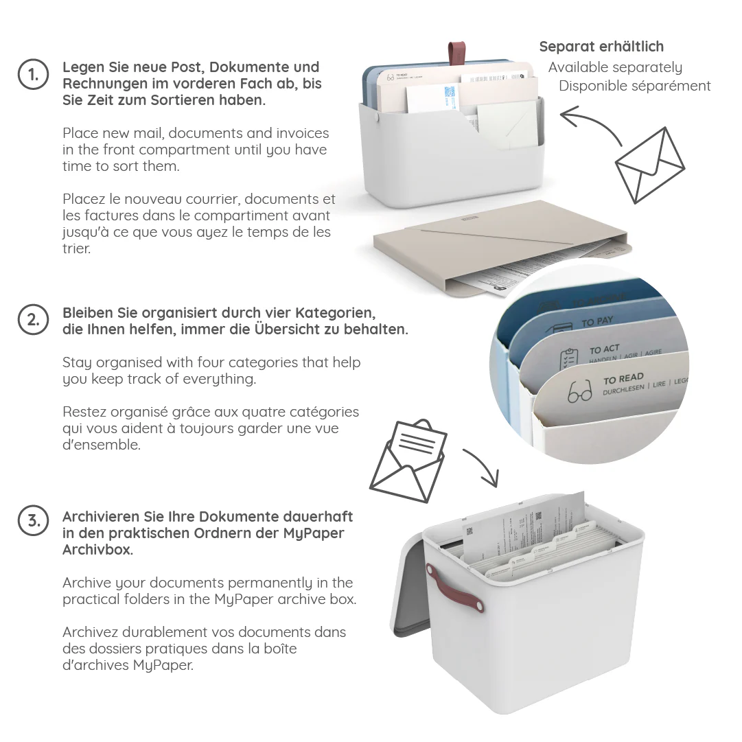Archivbox Dokumentenorganizer MY PAPER Plus - Image 14