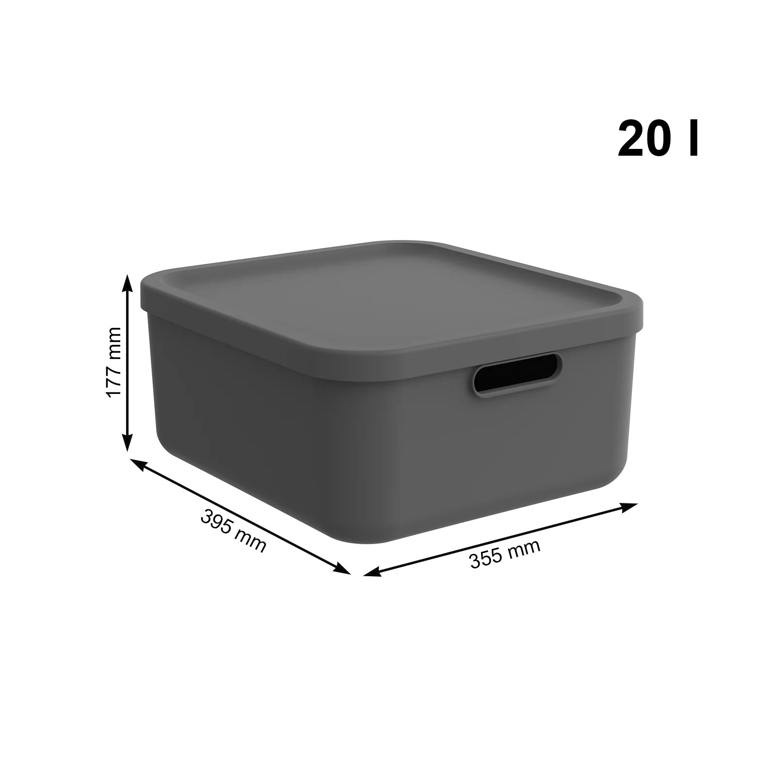 Aufbewahrungsbox 20l 2er-Set ALBULA LIGHT - Image 14
