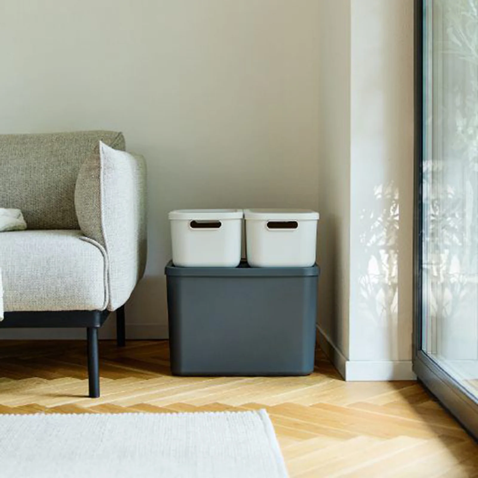 Aufbewahrungsboxen-Set 3tlg. 2x 12l und 55l ALBULA LIGHT - Image 13