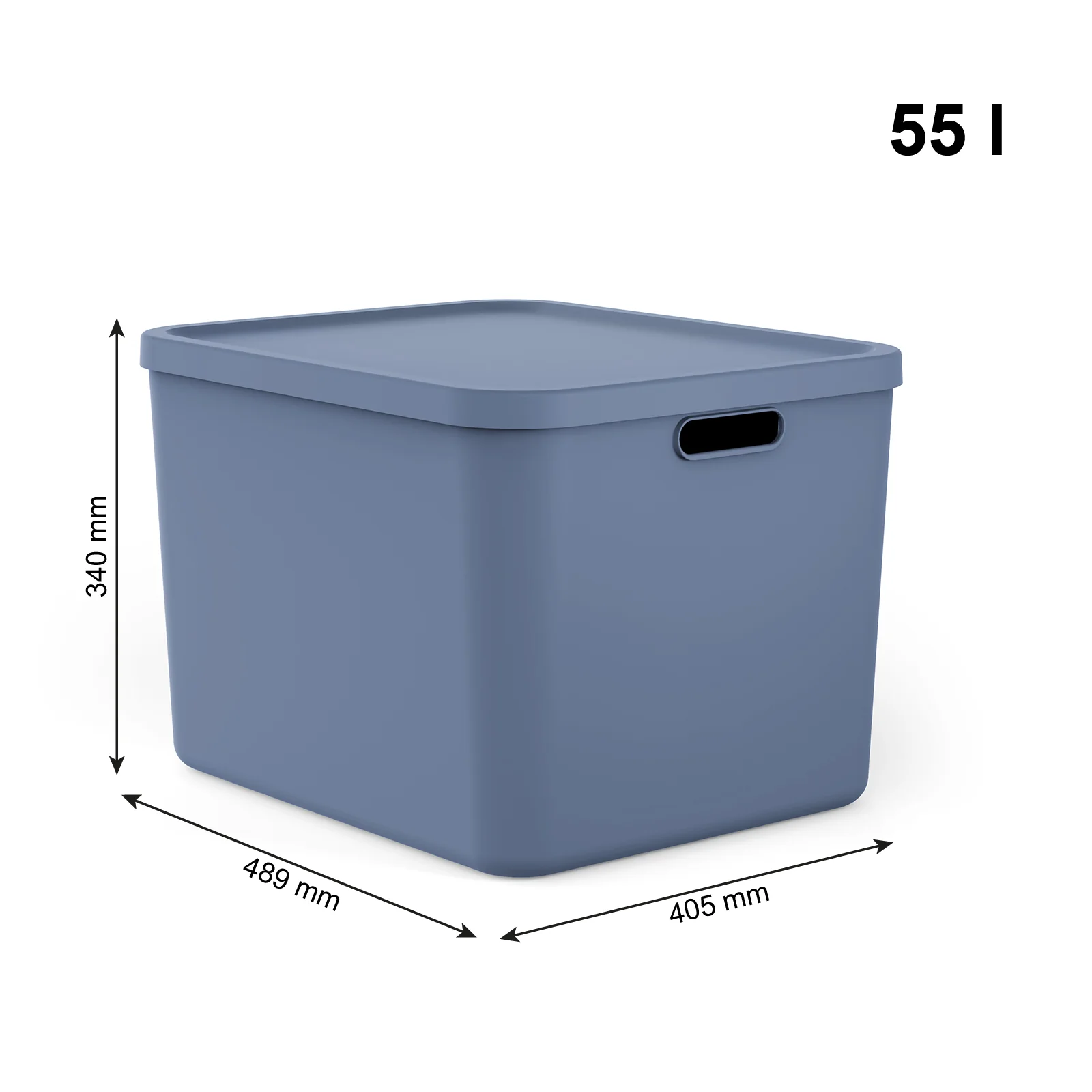 Aufbewahrungsboxen-Set 3tlg. 2x 12l und 55l ALBULA LIGHT - Image 19