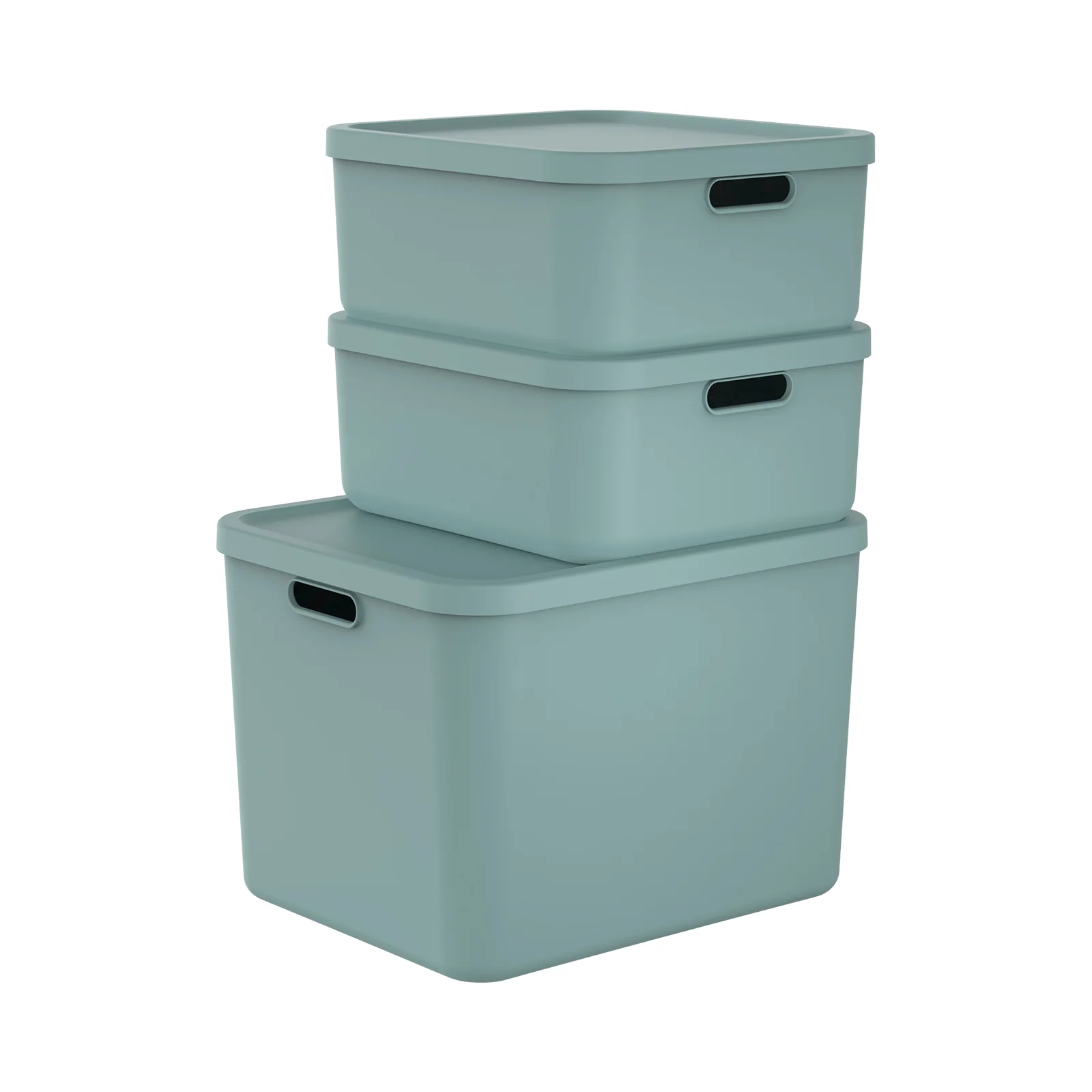 Aufbewahrungsboxen-Set 3tlg. 2x 20l und 55l ALBULA LIGHT
