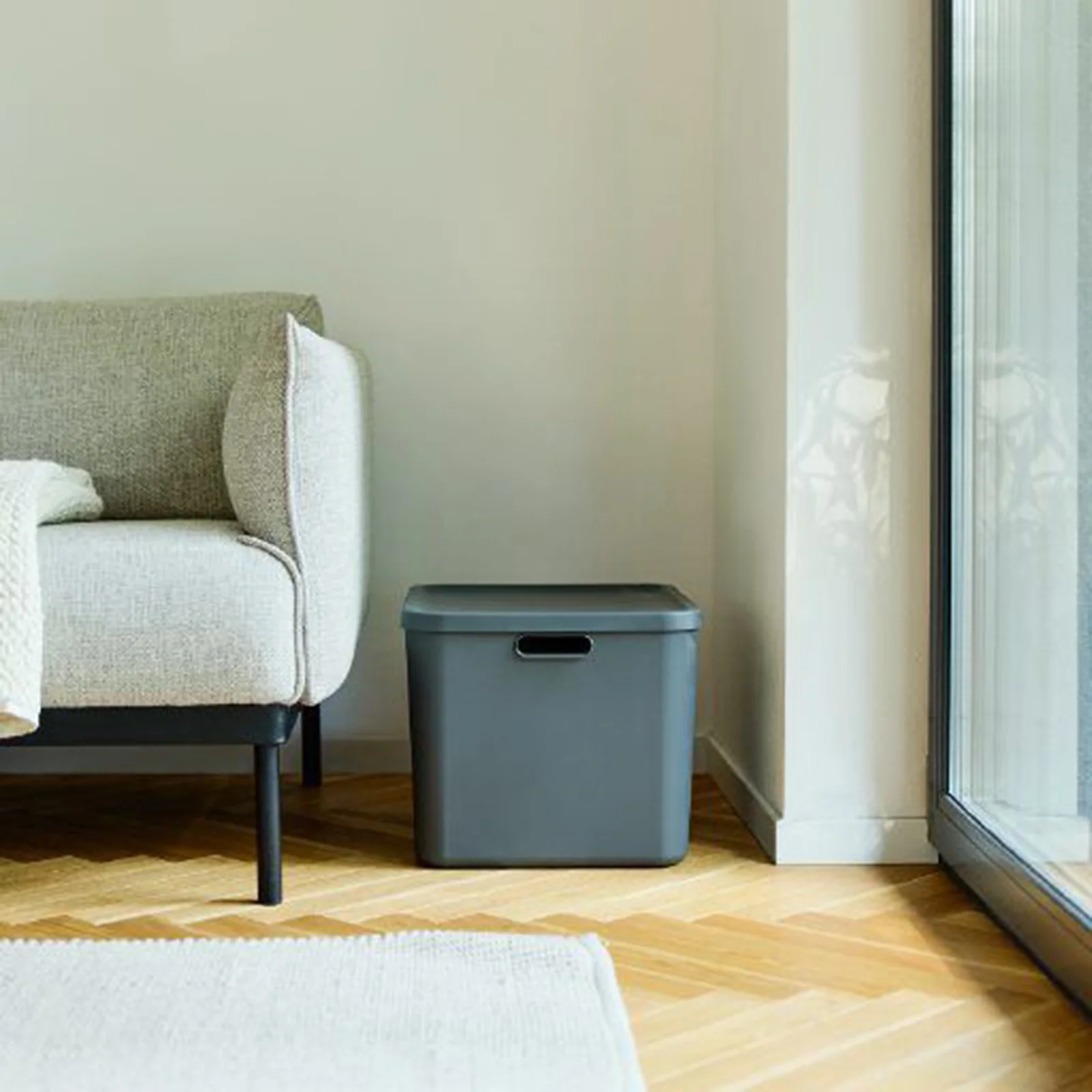 Aufbewahrungsboxen-Set 5tlg. 4x 12l und 1x 55l ALBULA LIGHT - Image 11