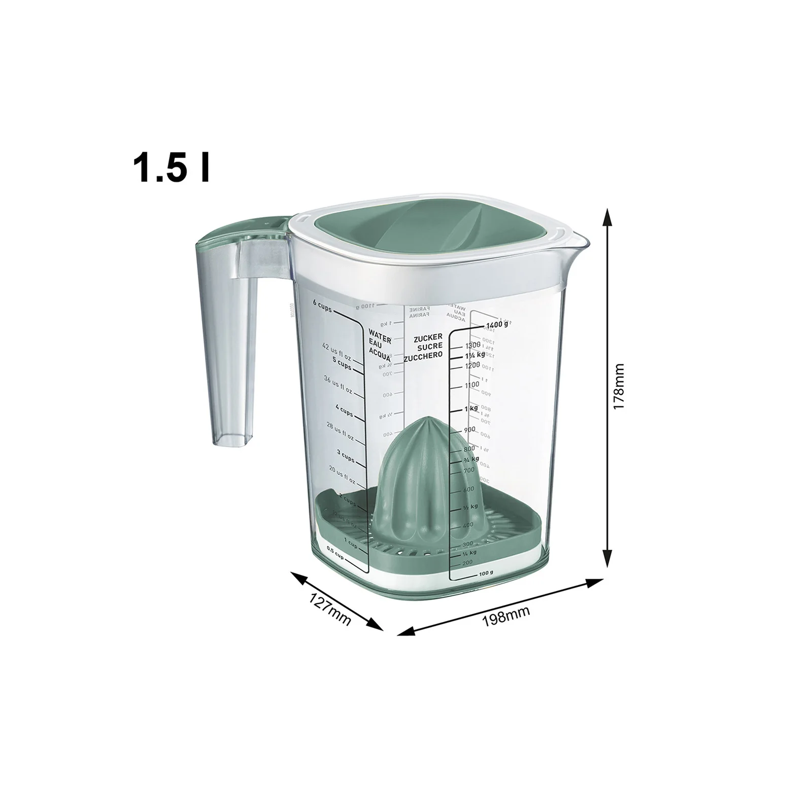 Back-Messbecher 1,5 l LOFT - Image 4