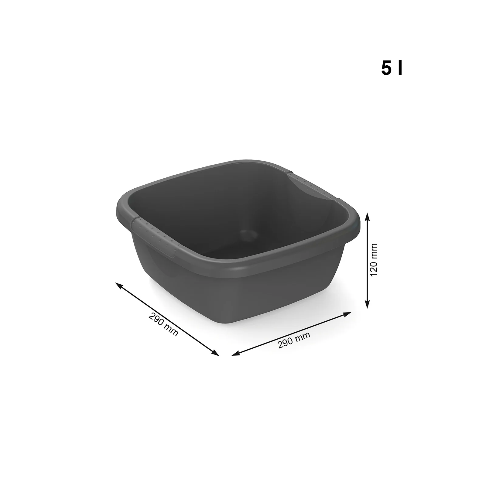 Becken eckig 29 cm, 5 l DAILY - Image 6