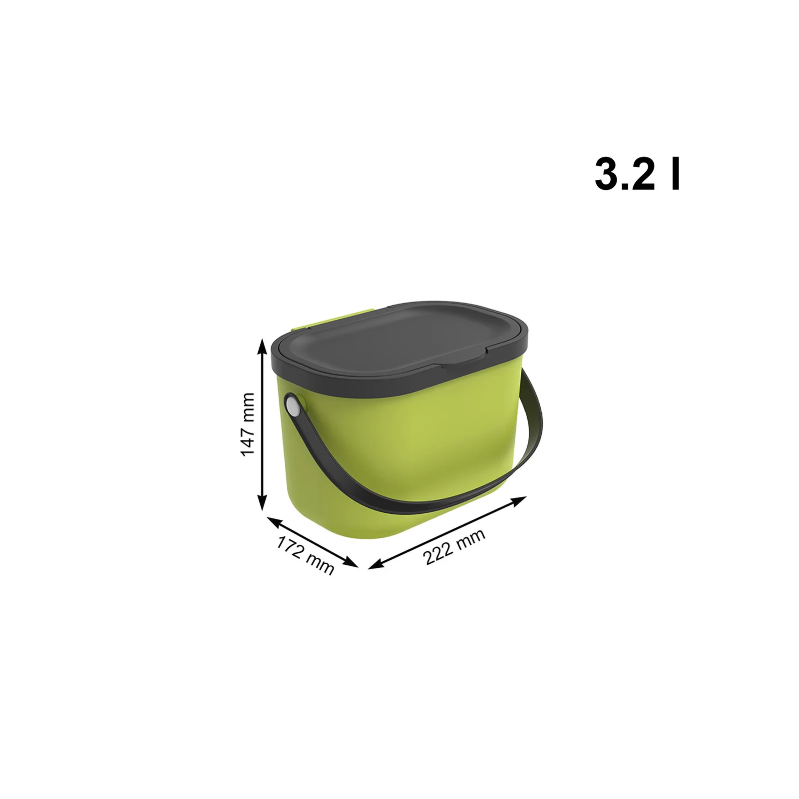 Bioabfallbehälter 3.2 l ALBULA - Image 10