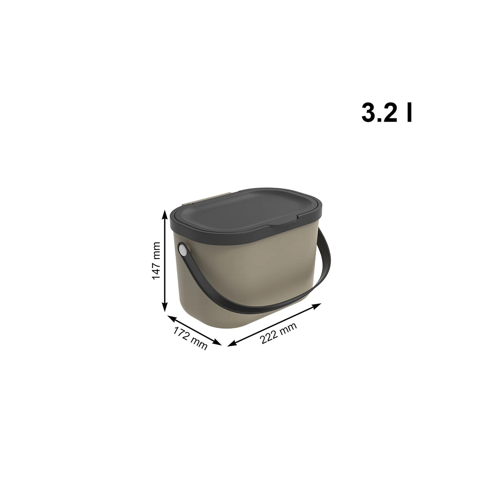 Bioabfallbehälter 3.2 l ALBULA - Image 26