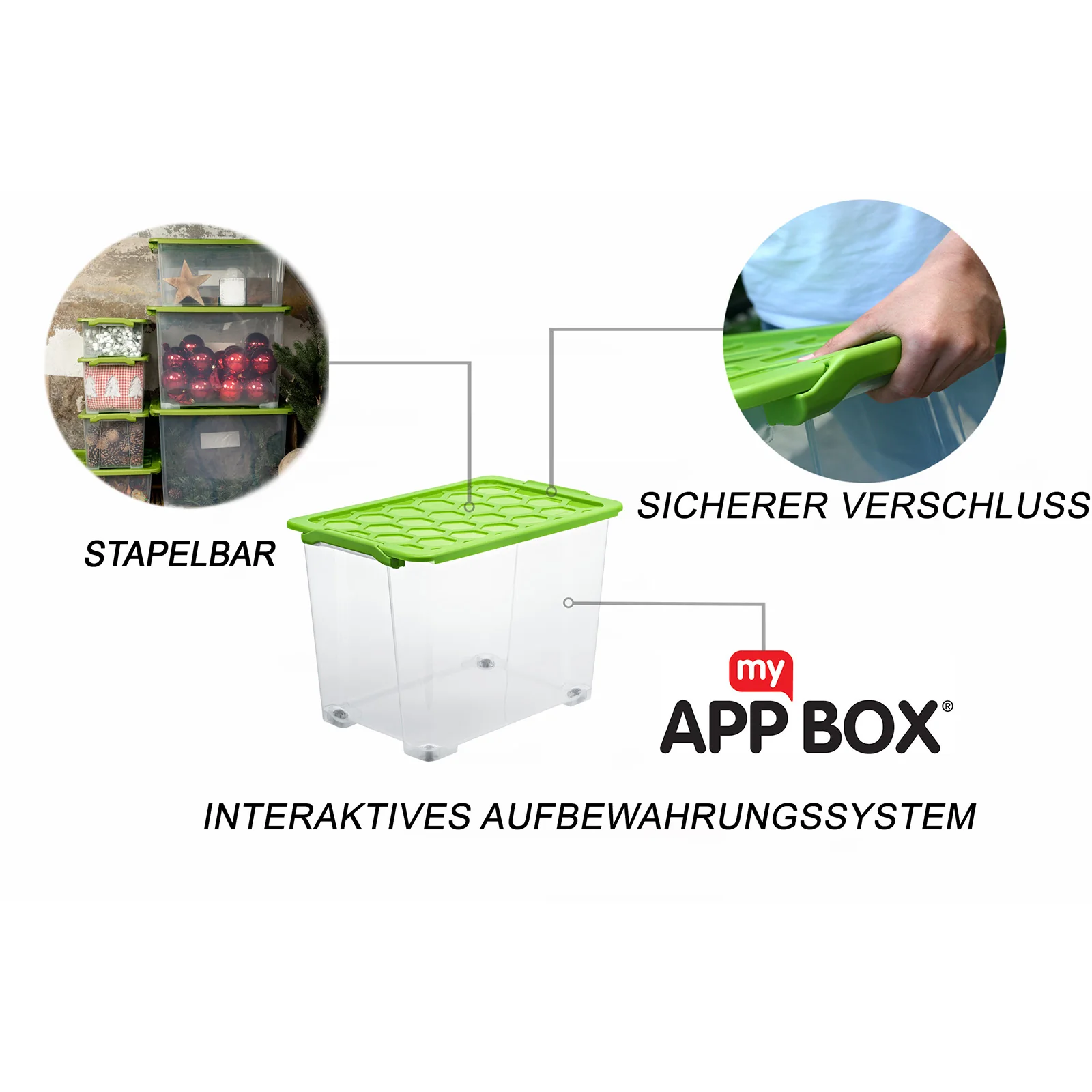 Box mit Rädern und Deckel  65 l EVO SAFE KEEPING - Image 7