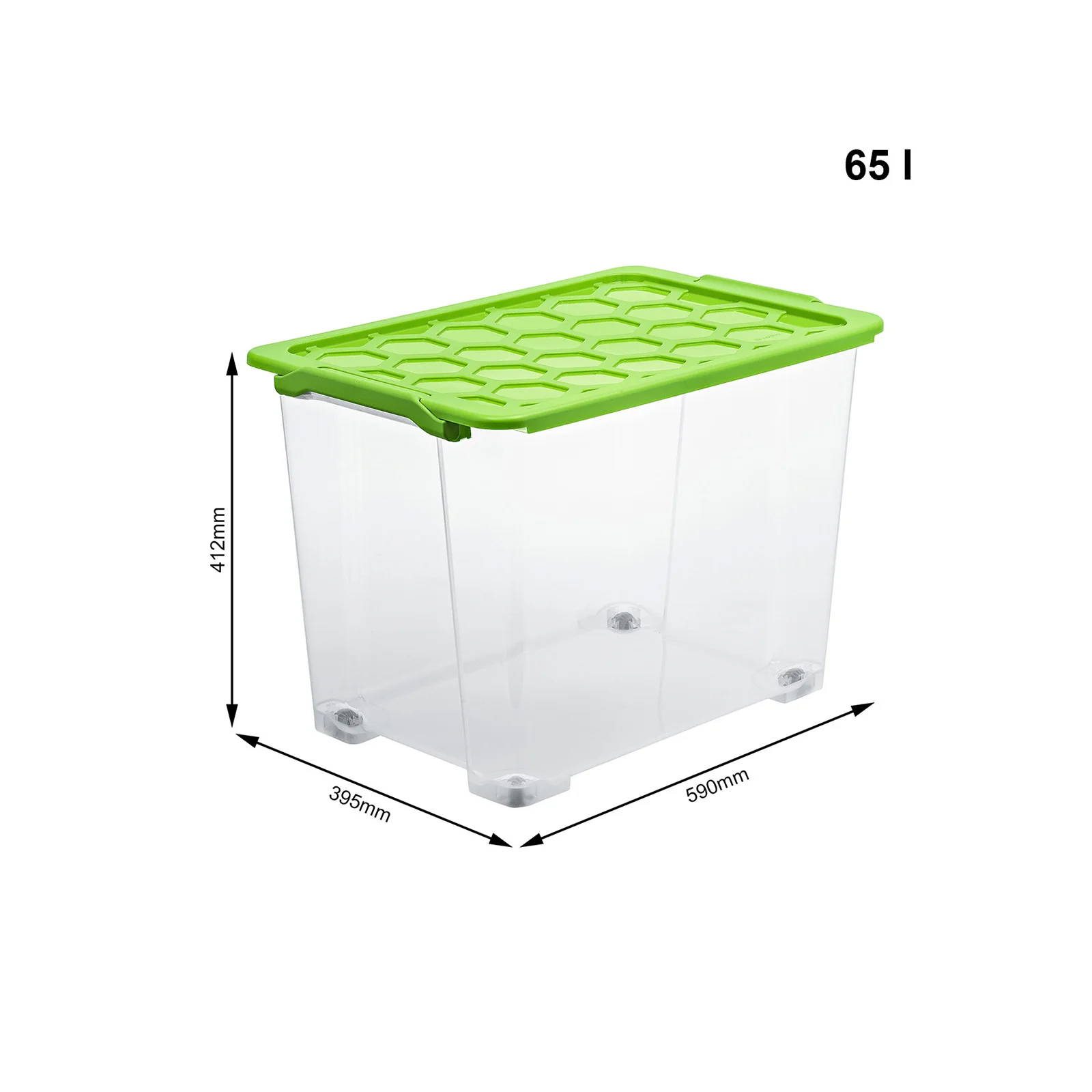 Box mit Rädern und Deckel  65 l EVO SAFE KEEPING - Image 9