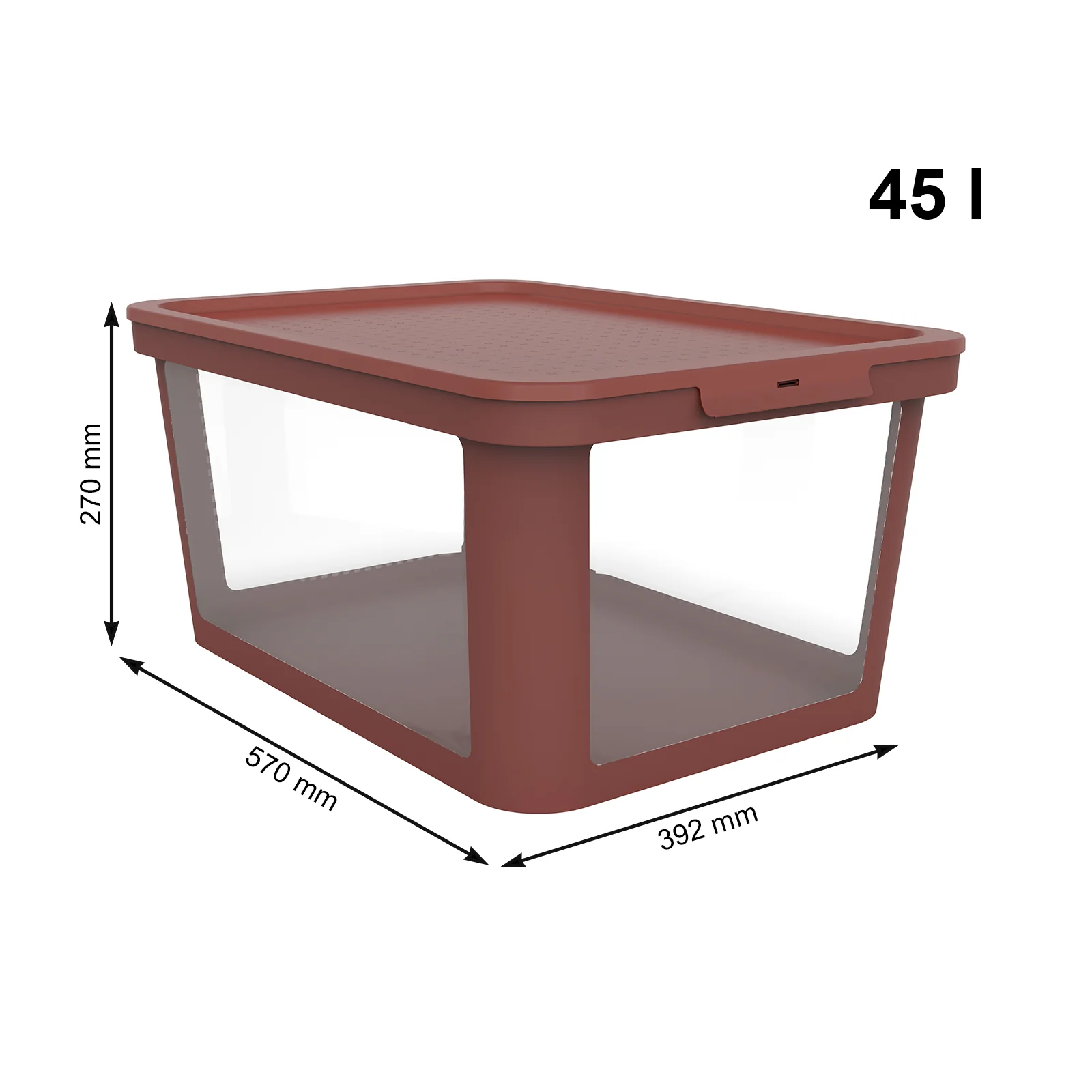 Box mit Stülpdeckel 45 l ALBRIS - Image 20