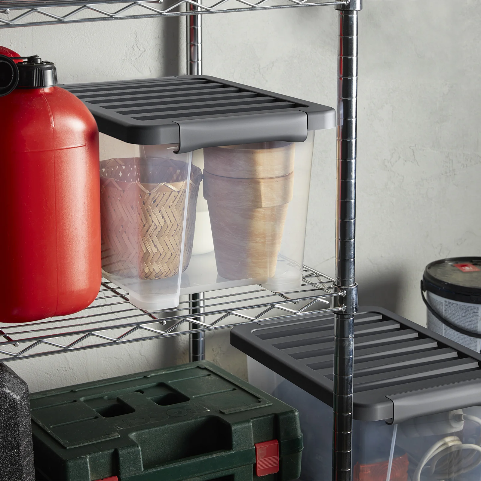 Boxen Set mit Deckel 15 l, 4 tlg. CORE PLUS - Image 2