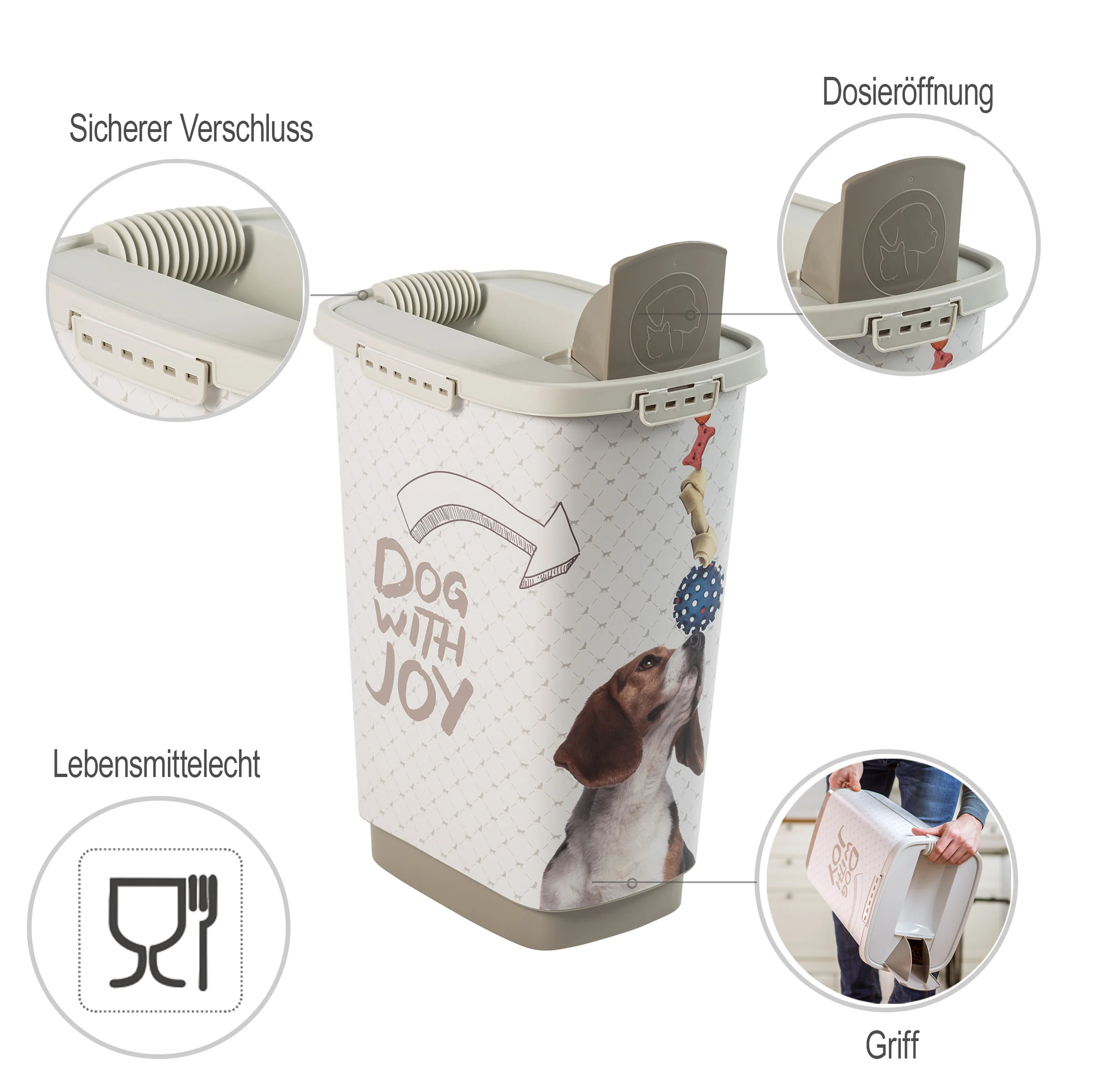 Tierfutterbehälter 25 l CODY - Image 8