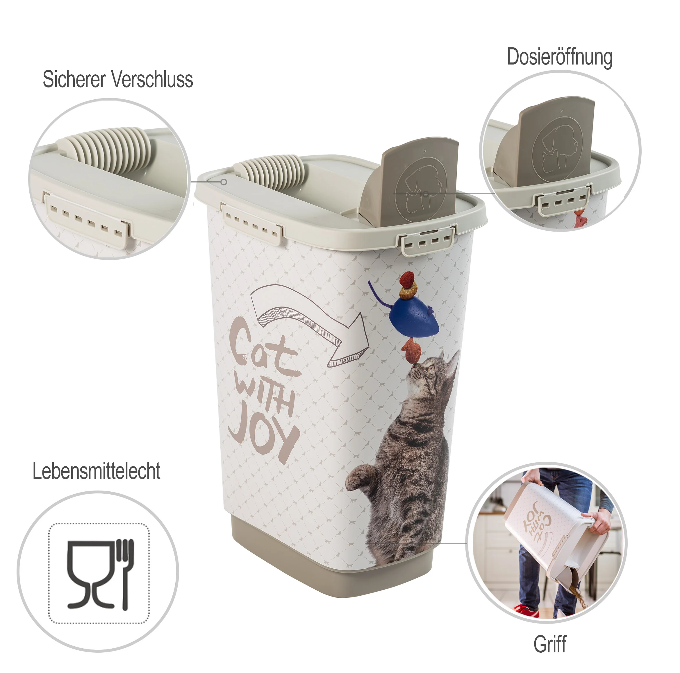 Tierfutterbehälter 25 l CODY - Image 9