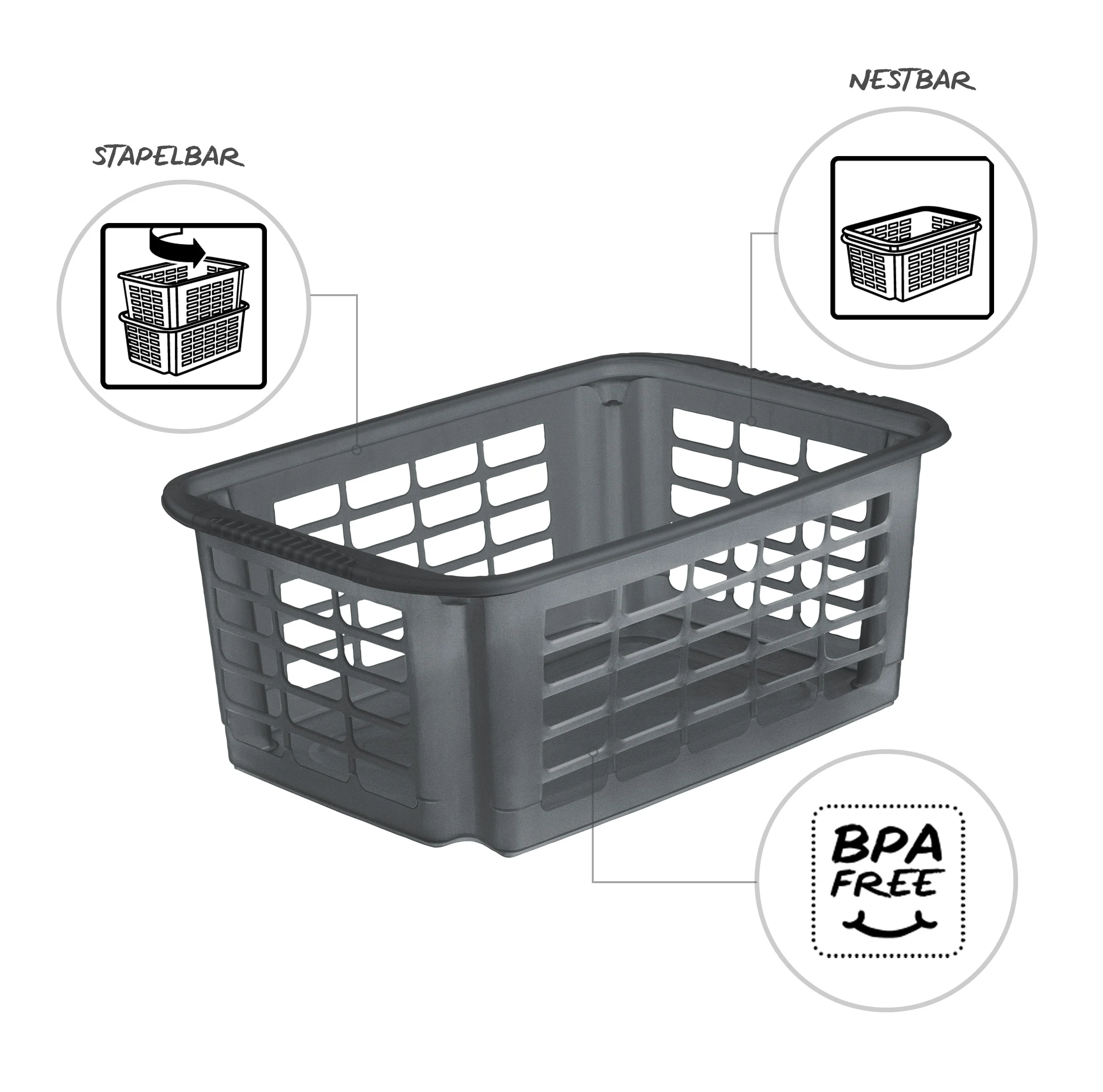 Drehstapelkorb 10 l REVERSO - Image 5
