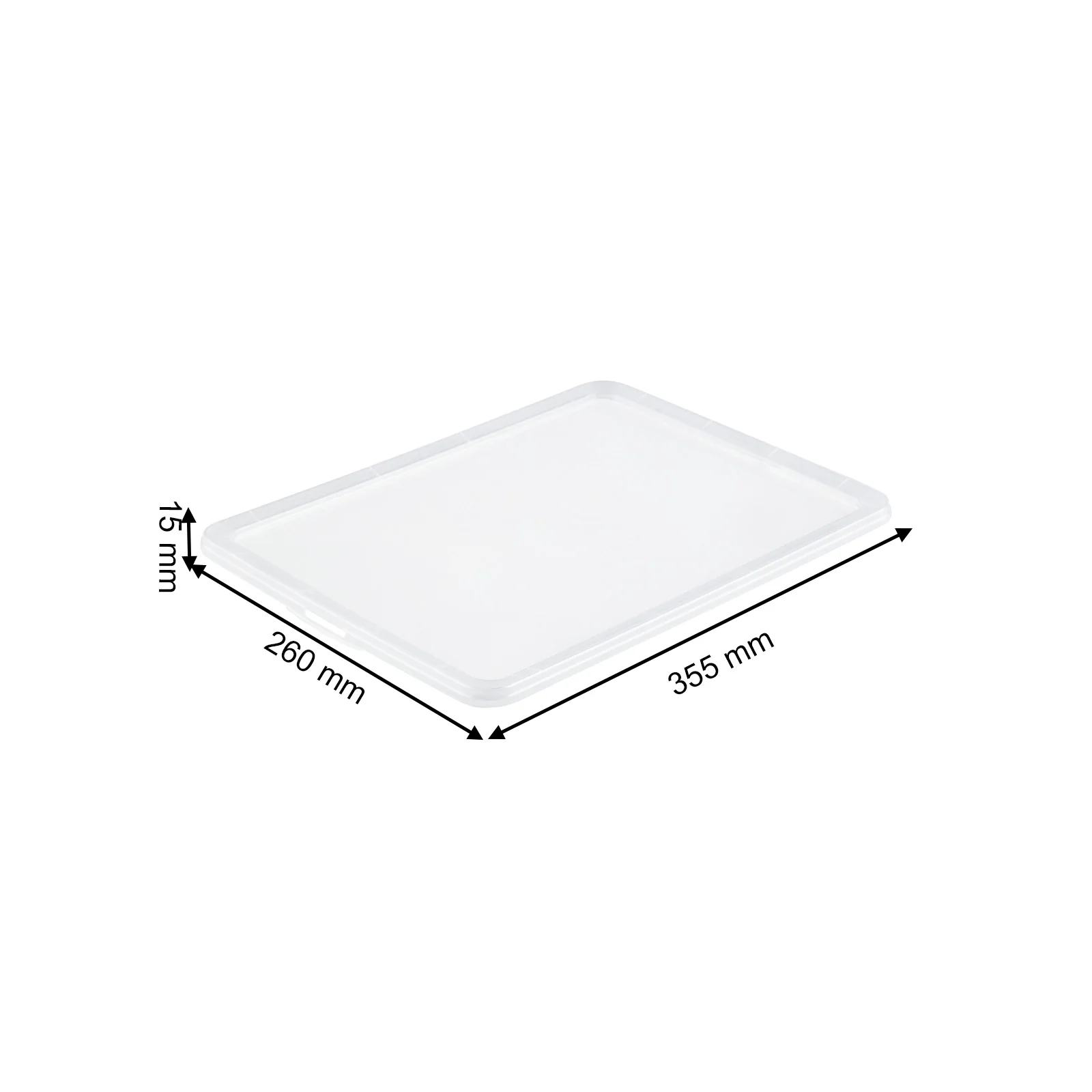 Ersatzdeckel für Box "Men Shoe" 10 l CLEAR - Image 3