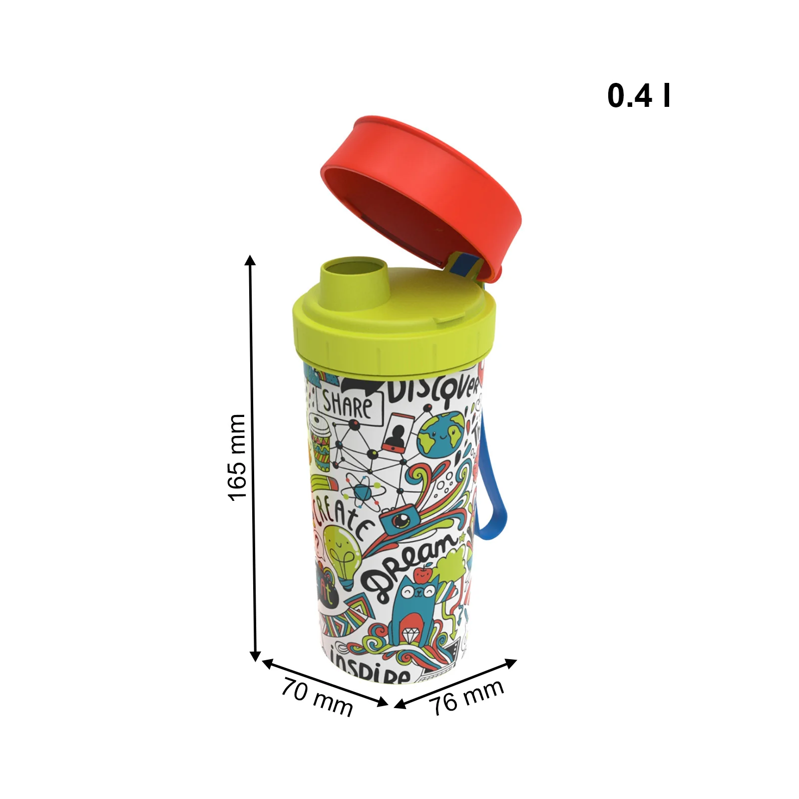 Flasche 0,4 l MEMORY KIDS - Image 5