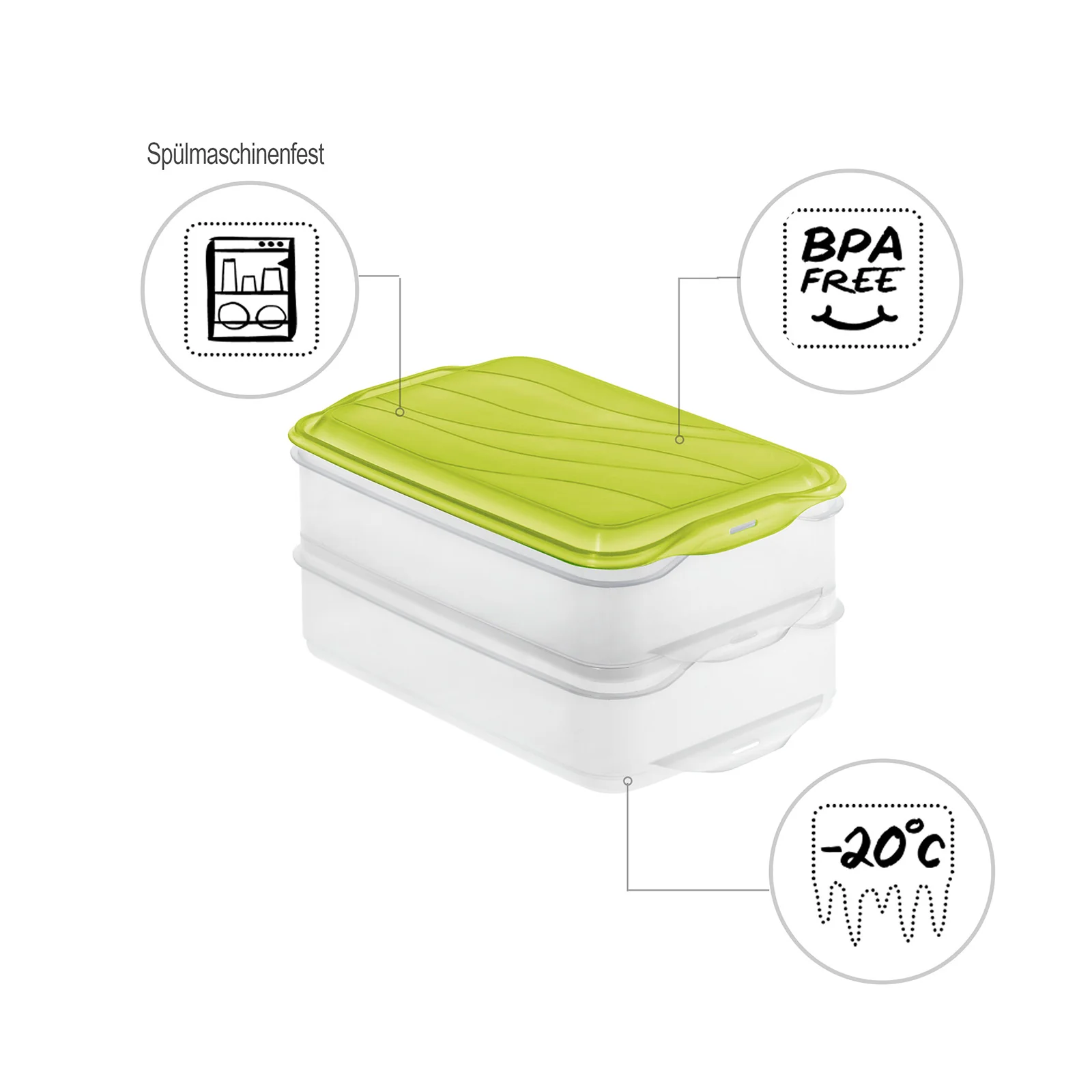 Foodcenter 2 x 1,35 l RONDO - Image 6