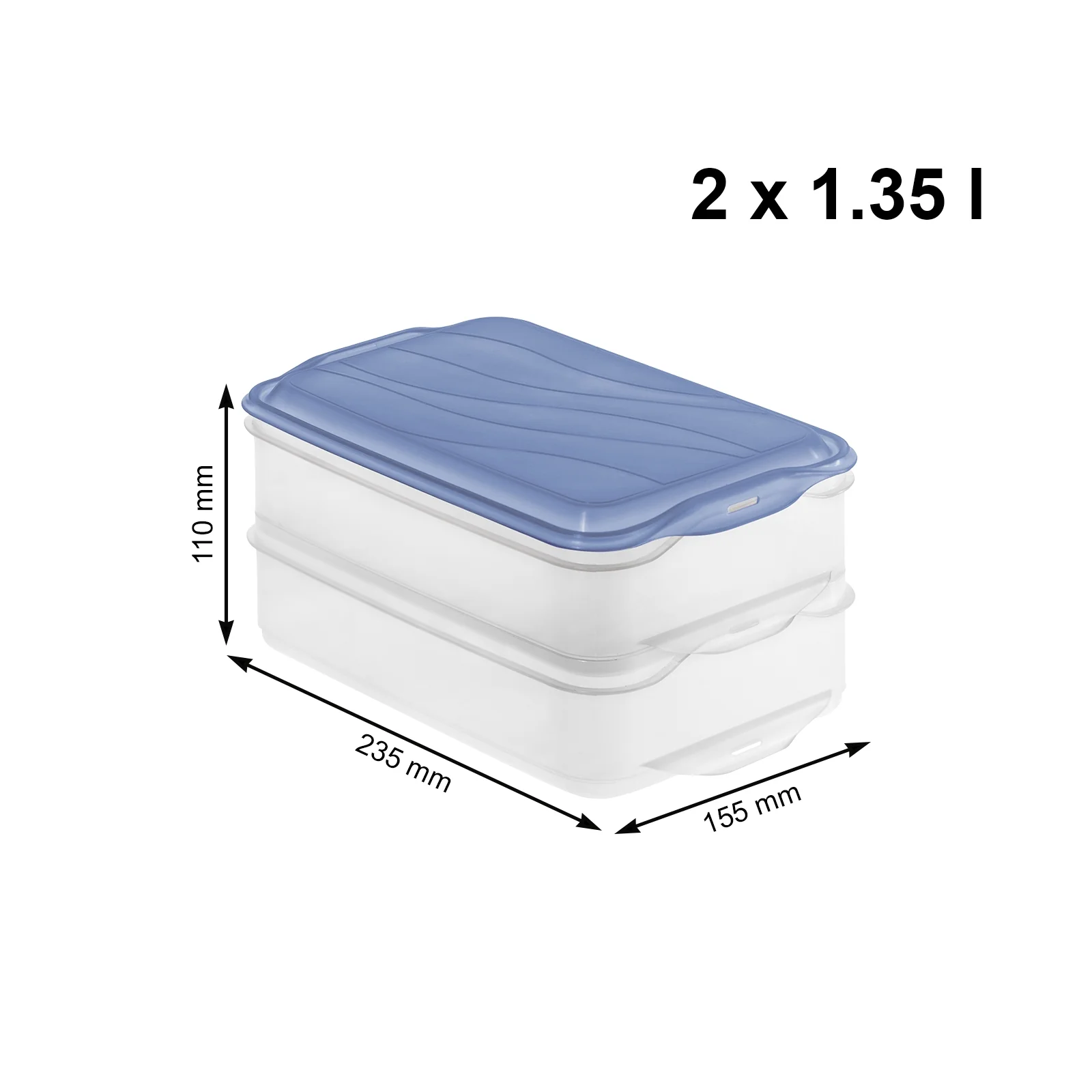 Foodcenter 2 x 1,35 l RONDO - Image 9