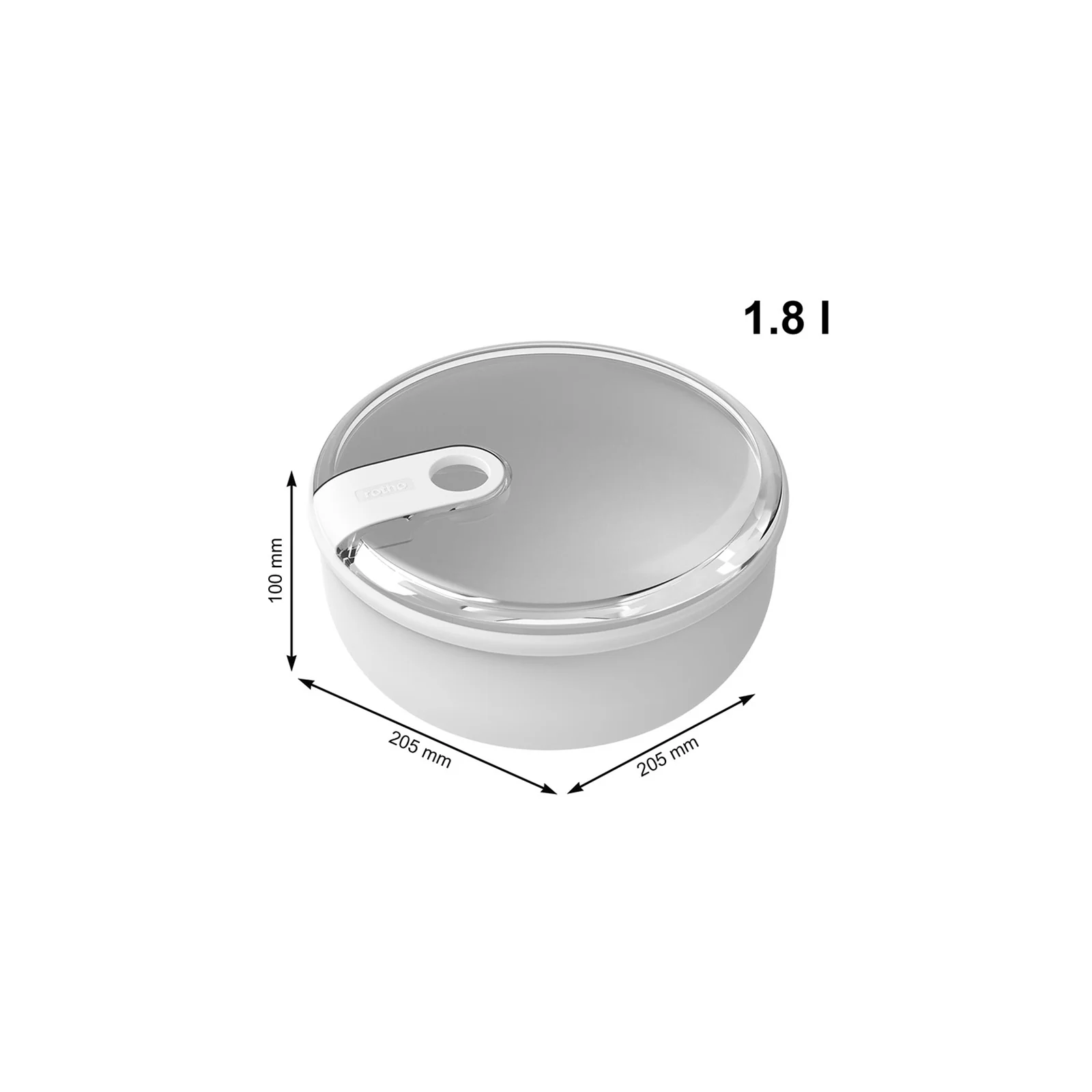 Frischhaltedose rund 1,8 l ELA - Image 8