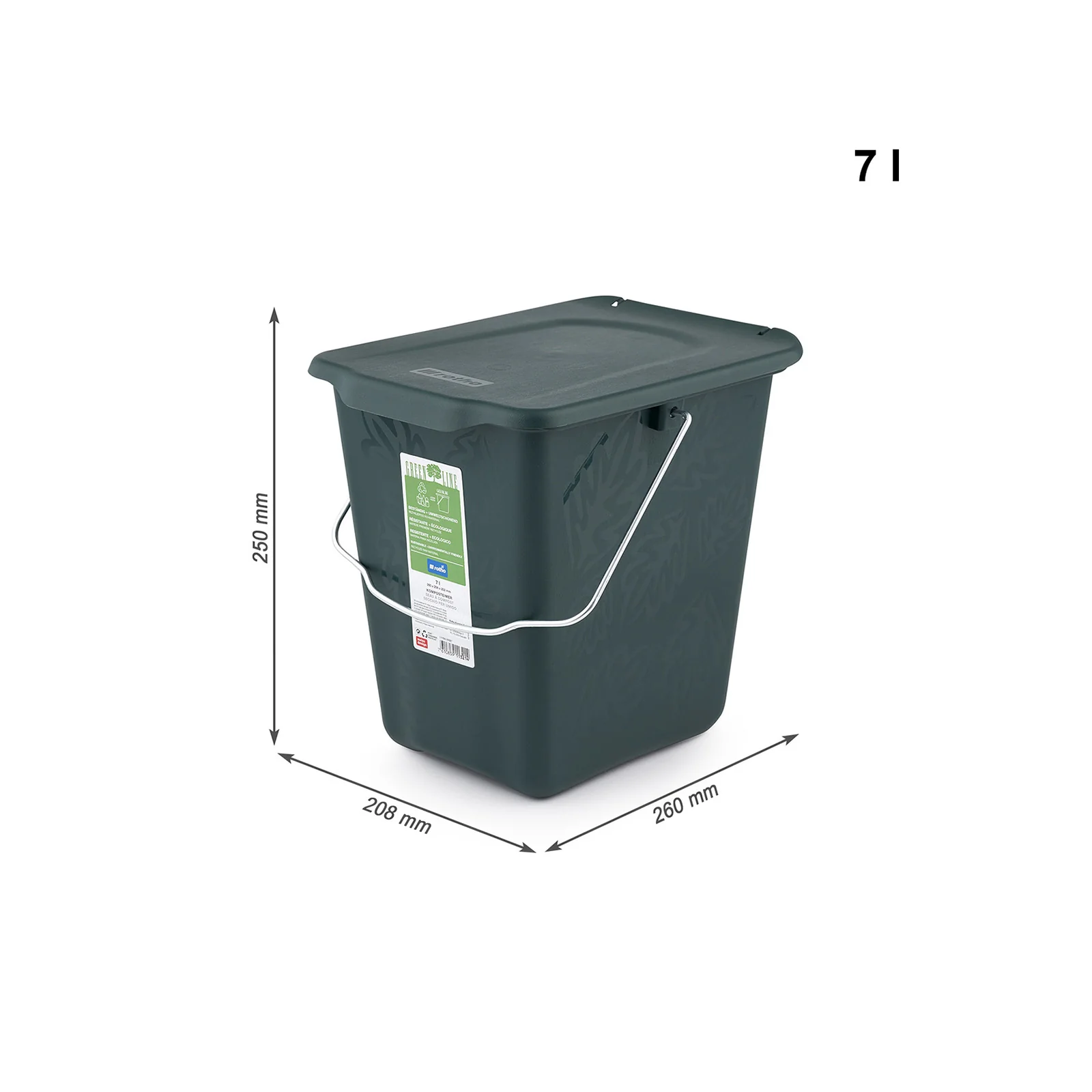 Komposteimer 7 l GREENLINE - Image 3