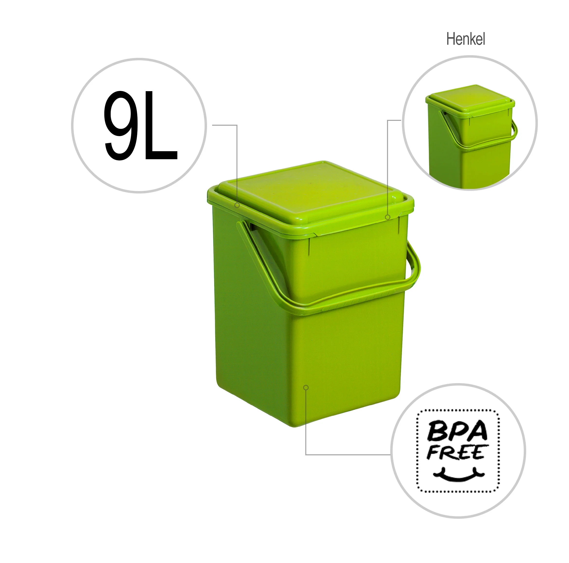 Komposteimer 9 l BIO - Image 5