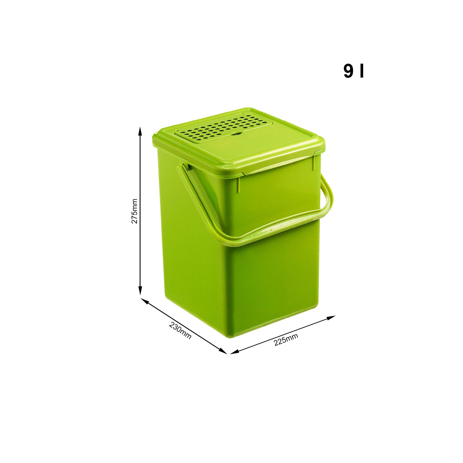 Komposteimer mit Aktivkohle 9 l BIO - Image 8