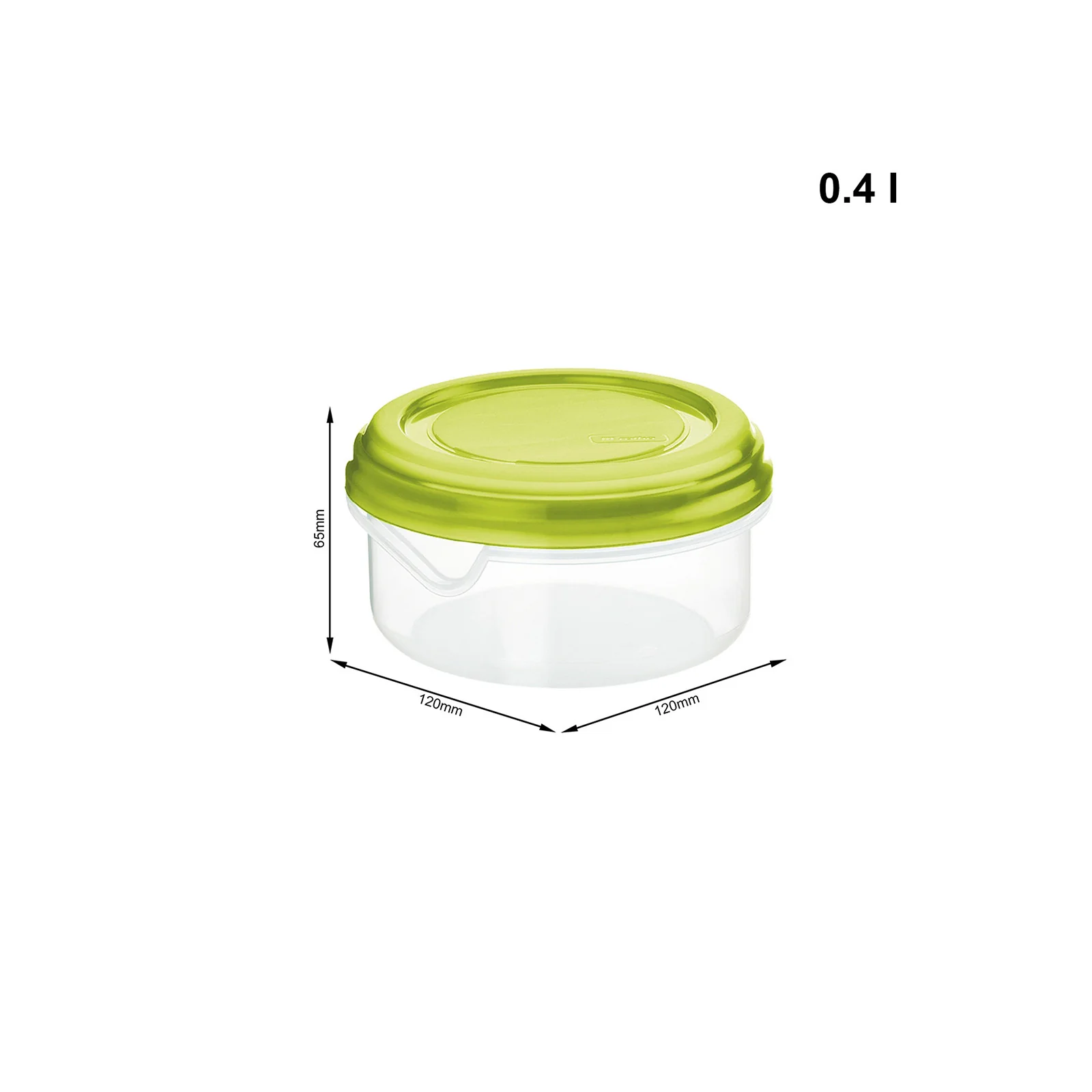 Kühlschrankdose flach, 0,4 l RONDO - Image 5