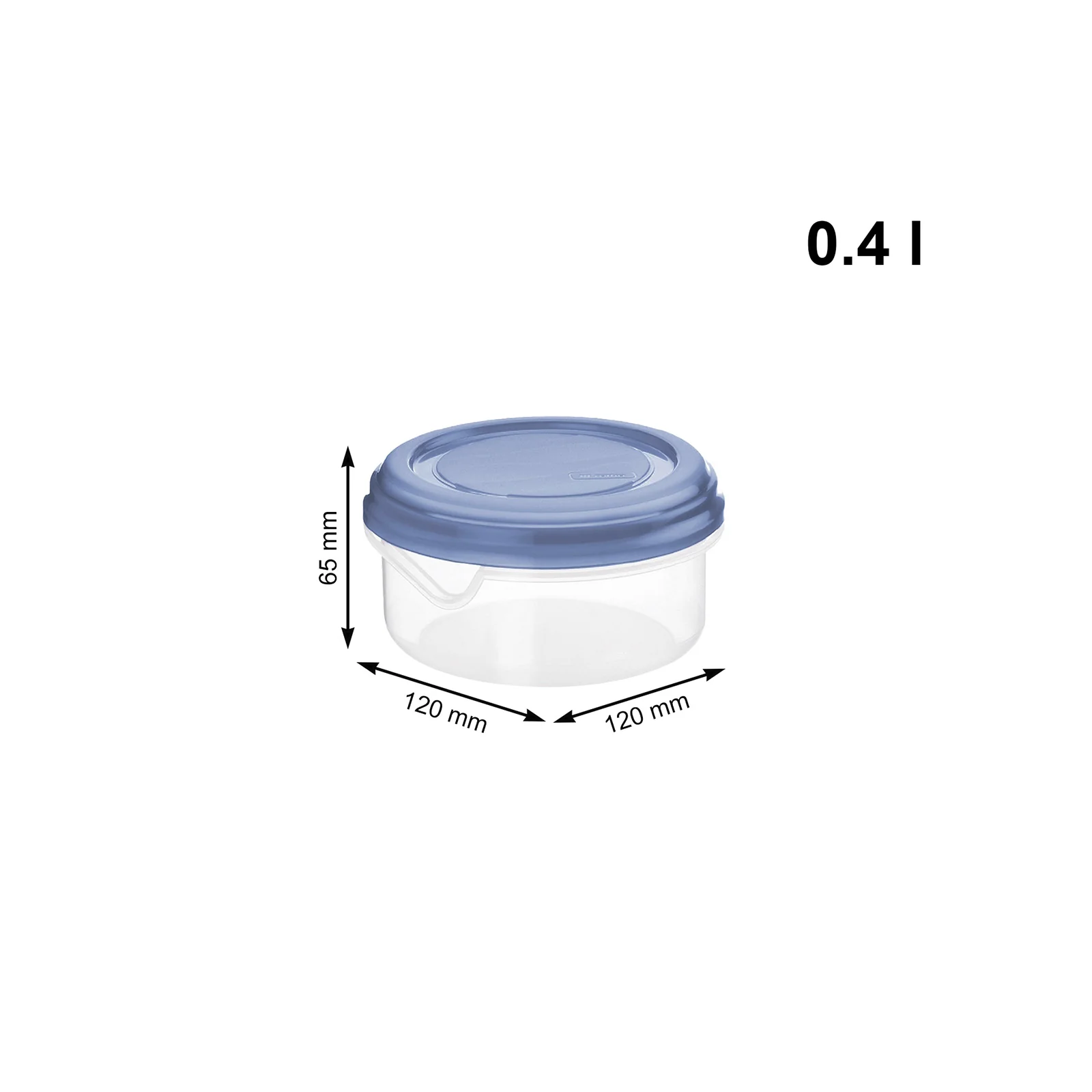 Kühlschrankdose flach, 0,4 l RONDO - Image 6