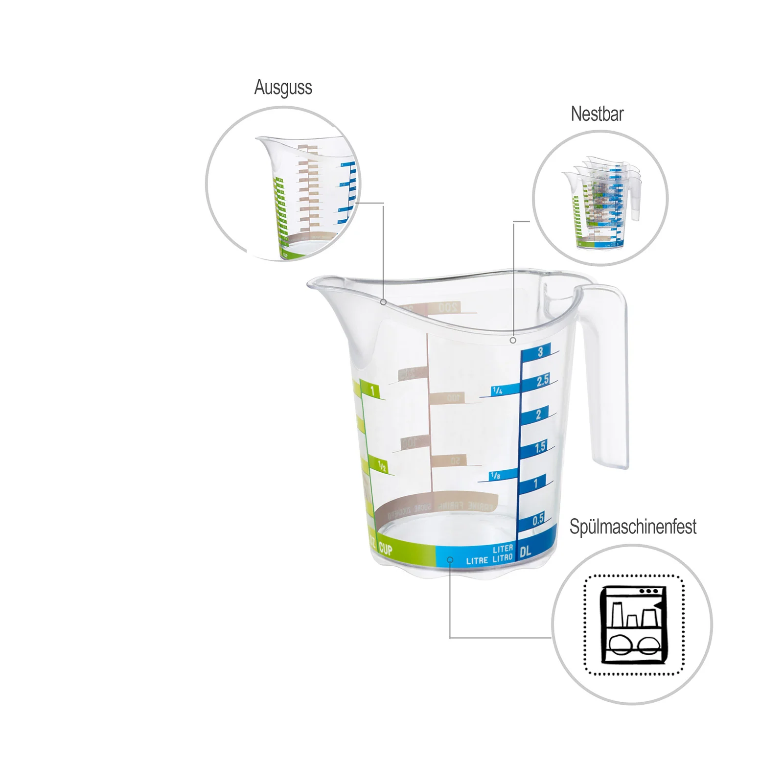 Messbecher 0,3 l DOMINO - Image 3