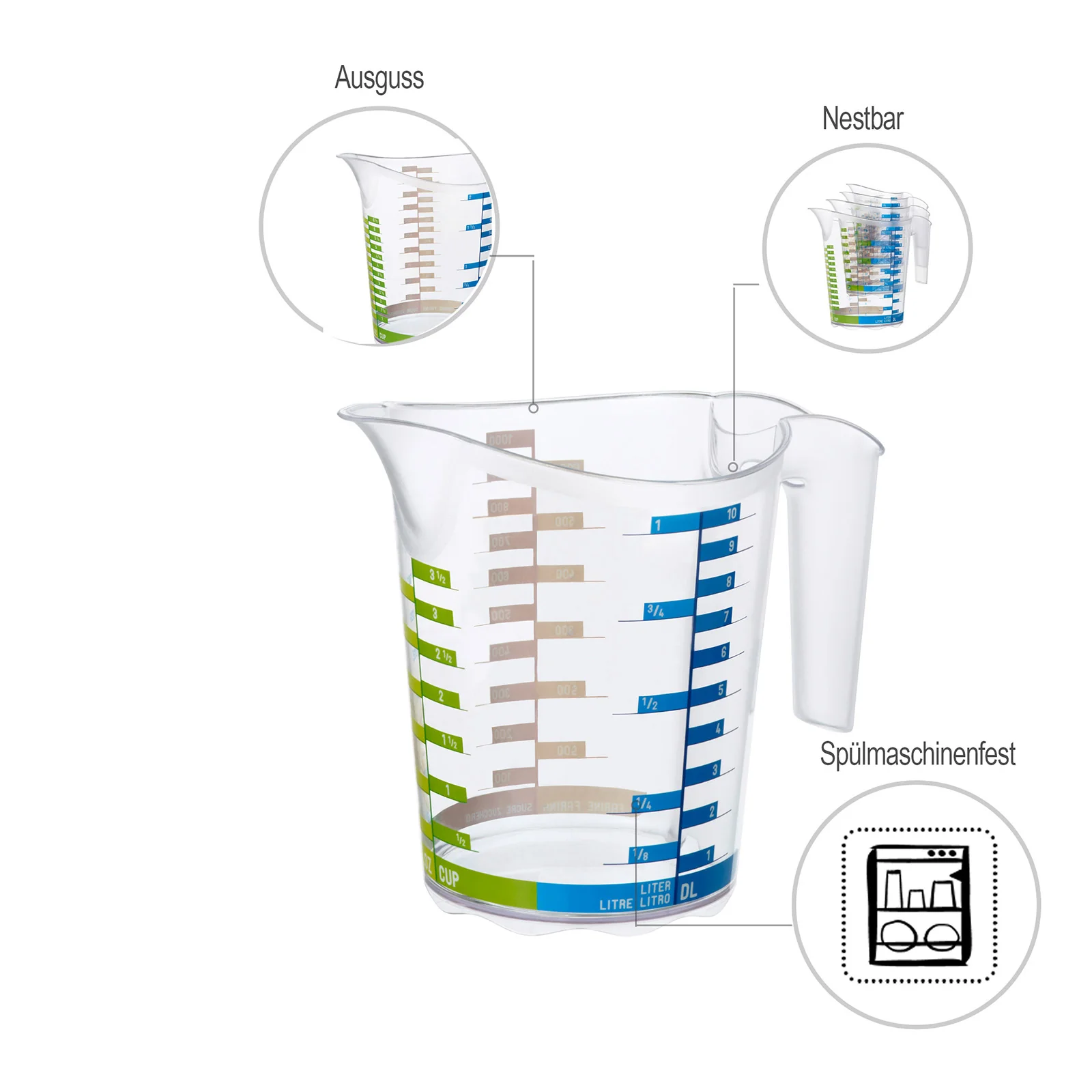 Messbecher 1 l DOMINO - Image 3