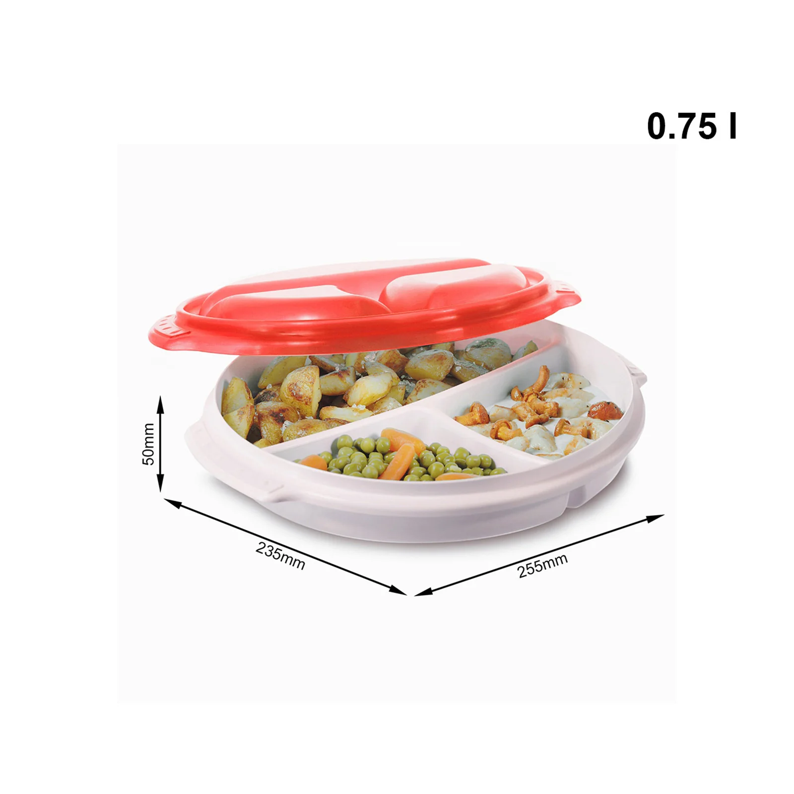 Mikrowellen Teller 0,75 l CLEVER - Image 3