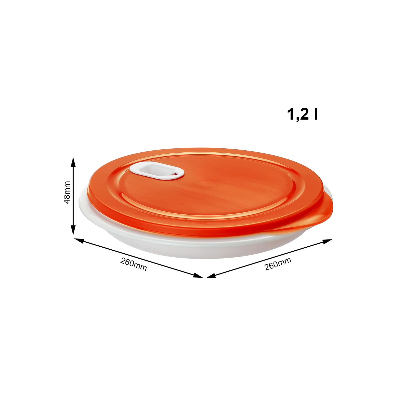 Mikrowellen Teller XL, 1,2 l CLEVER - Image 4