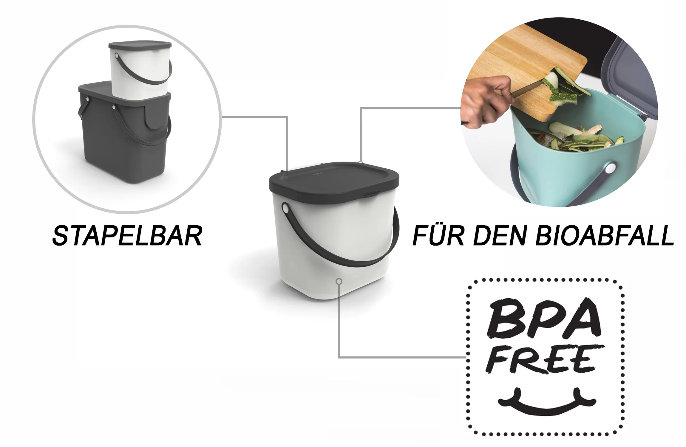 Recycling Müllsystem 6 l ALBULA - Image 13