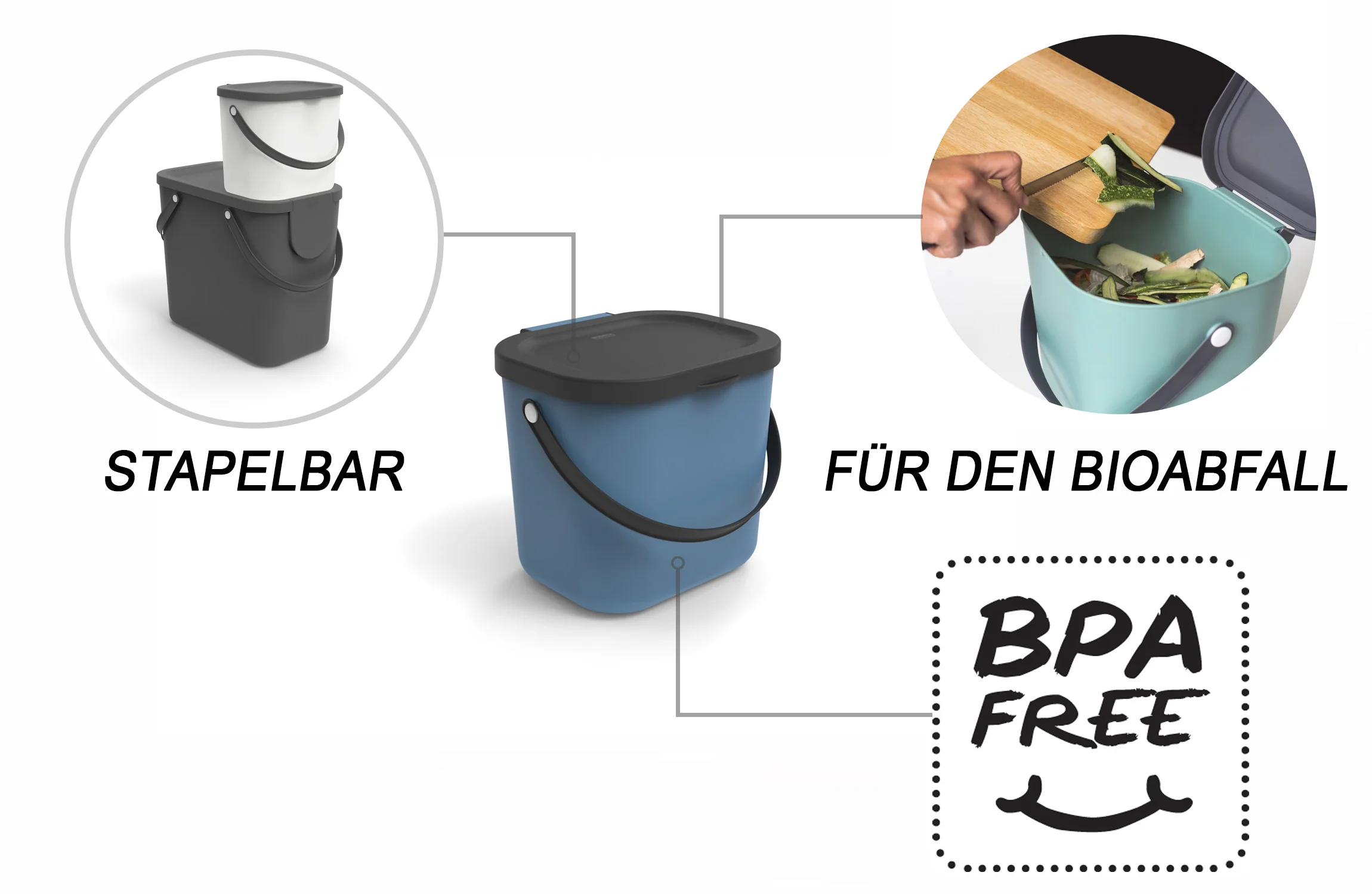 Recycling Müllsystem 6 l ALBULA - Image 16