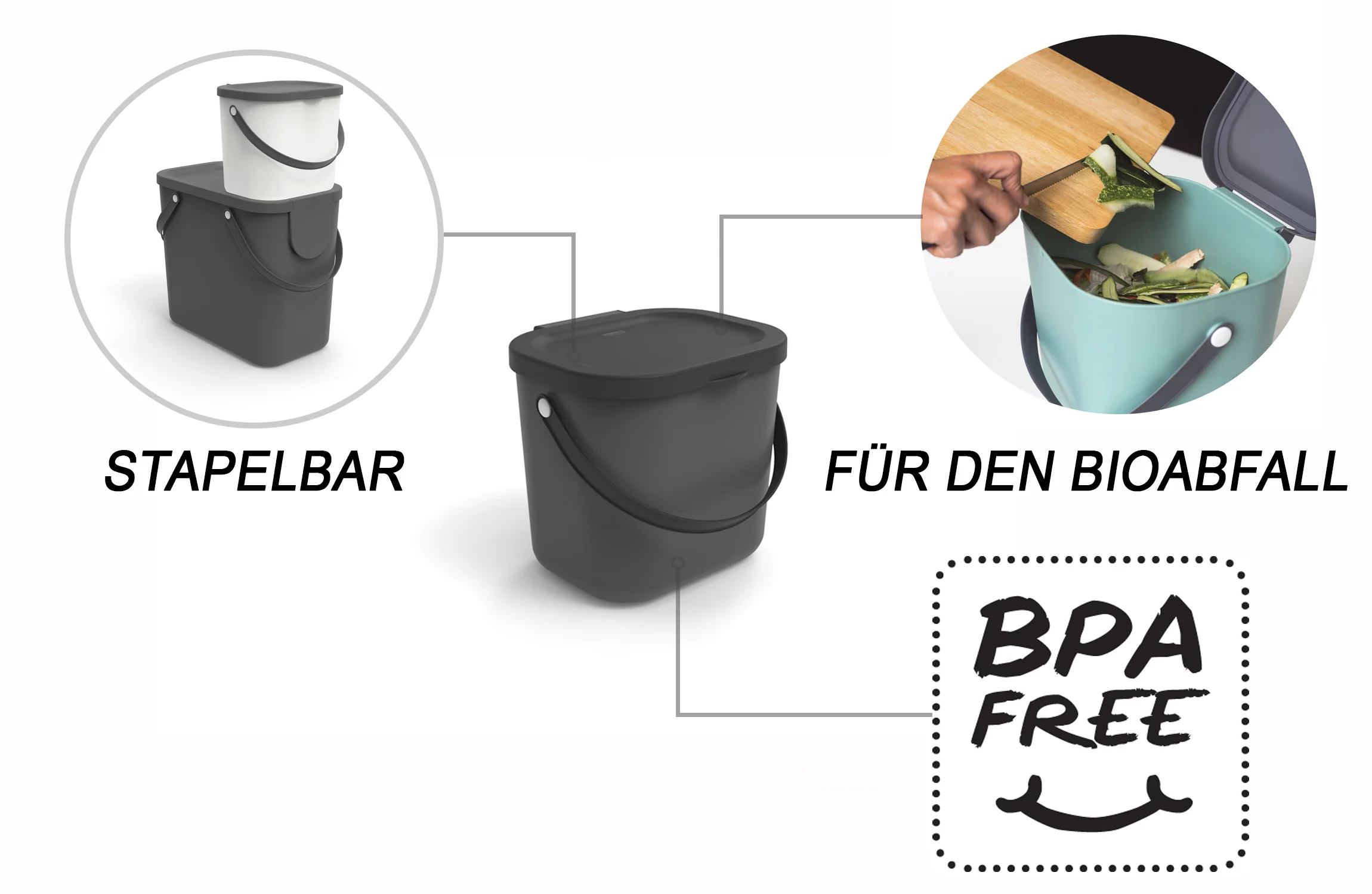 Recycling Müllsystem 6 l ALBULA - Image 17