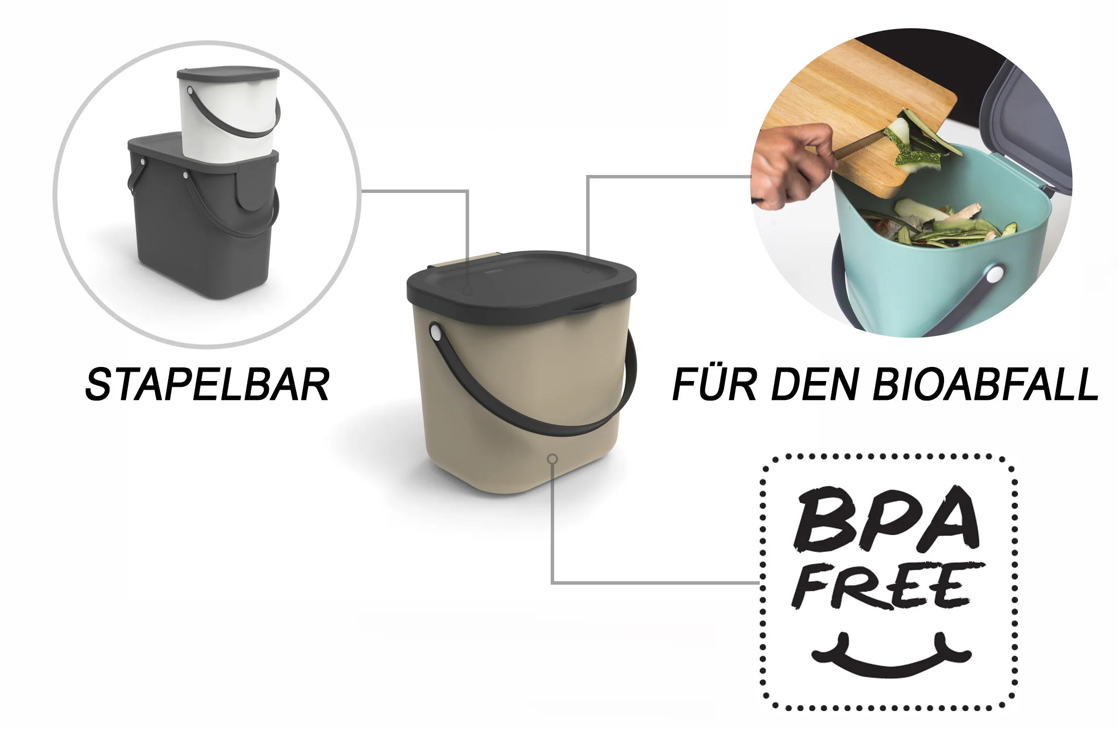 Recycling Müllsystem 6 l ALBULA - Image 18