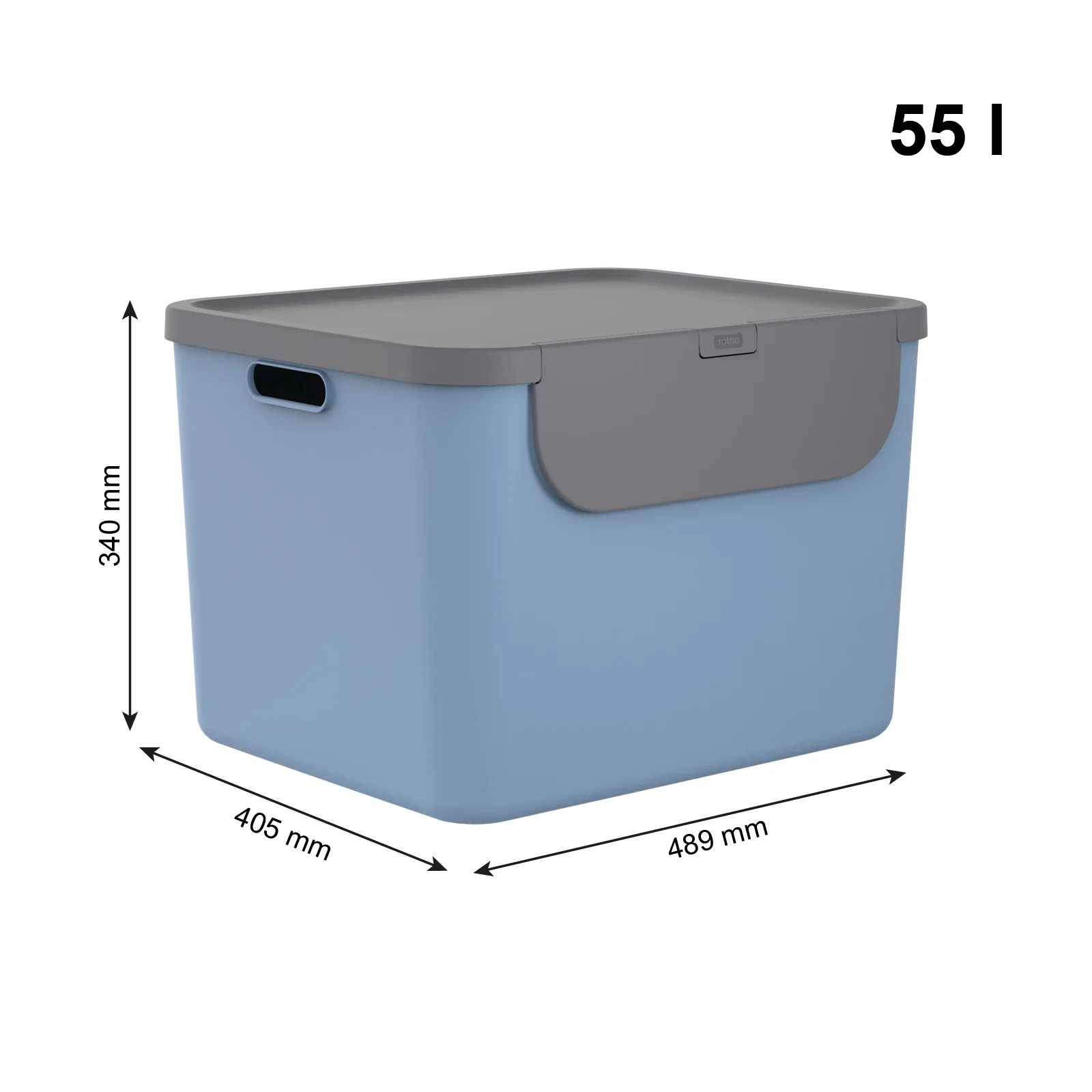 Recyclingbehälter 55 l - 2er Set ALBULA - Image 34