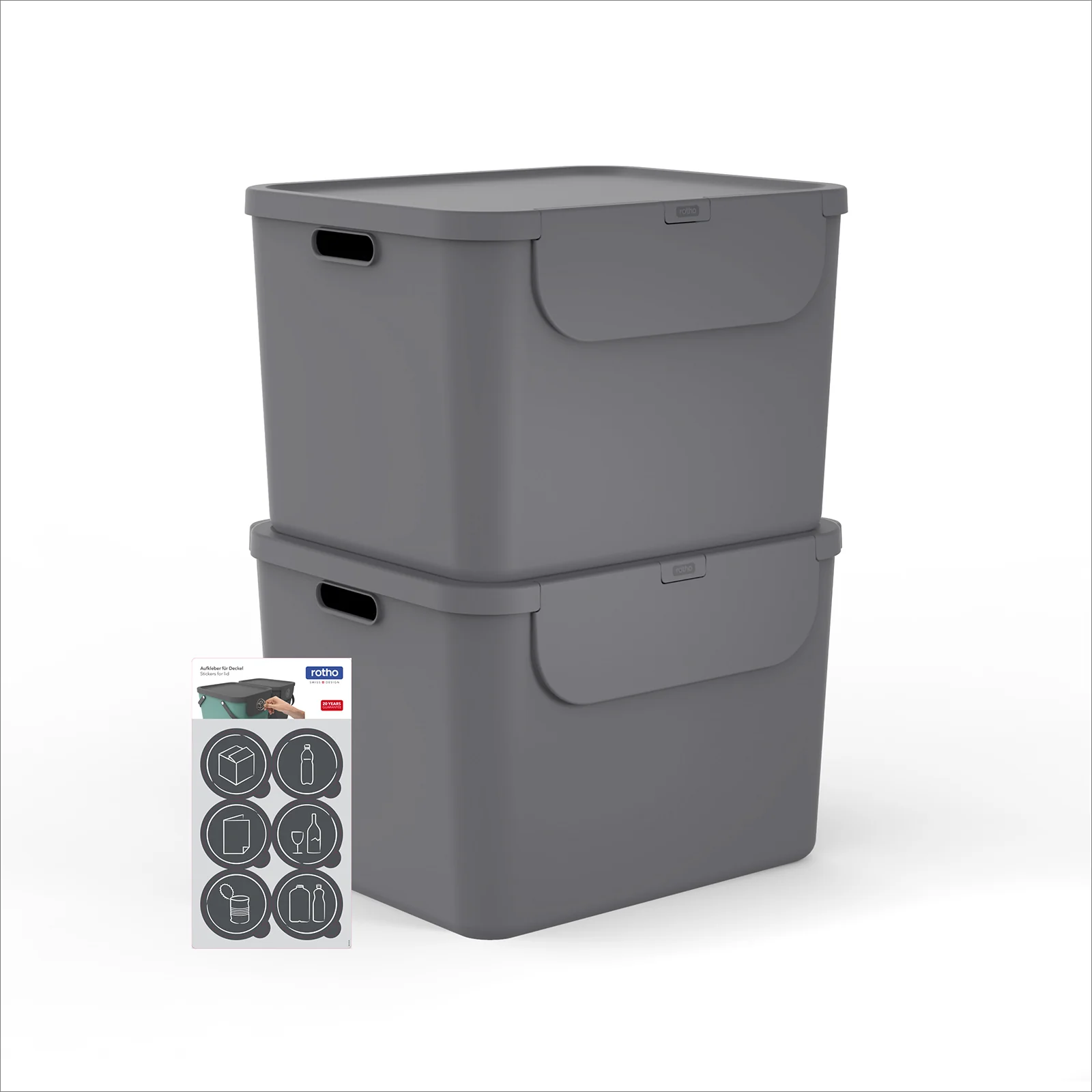 Recyclingbehälter 55 l - 2er Set ALBULA - Image 7