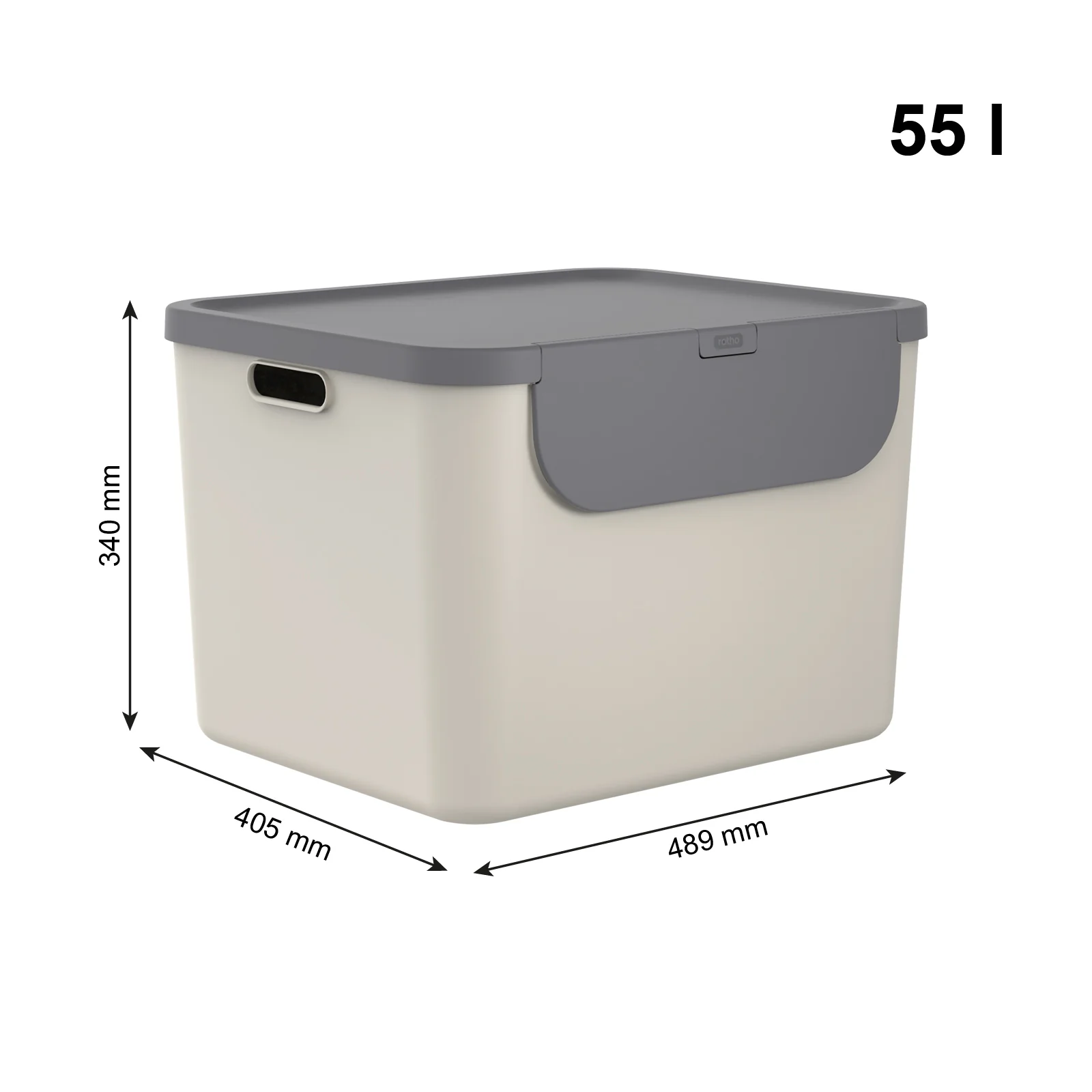 Recyclingbehälter 55 l ALBULA - Image 12