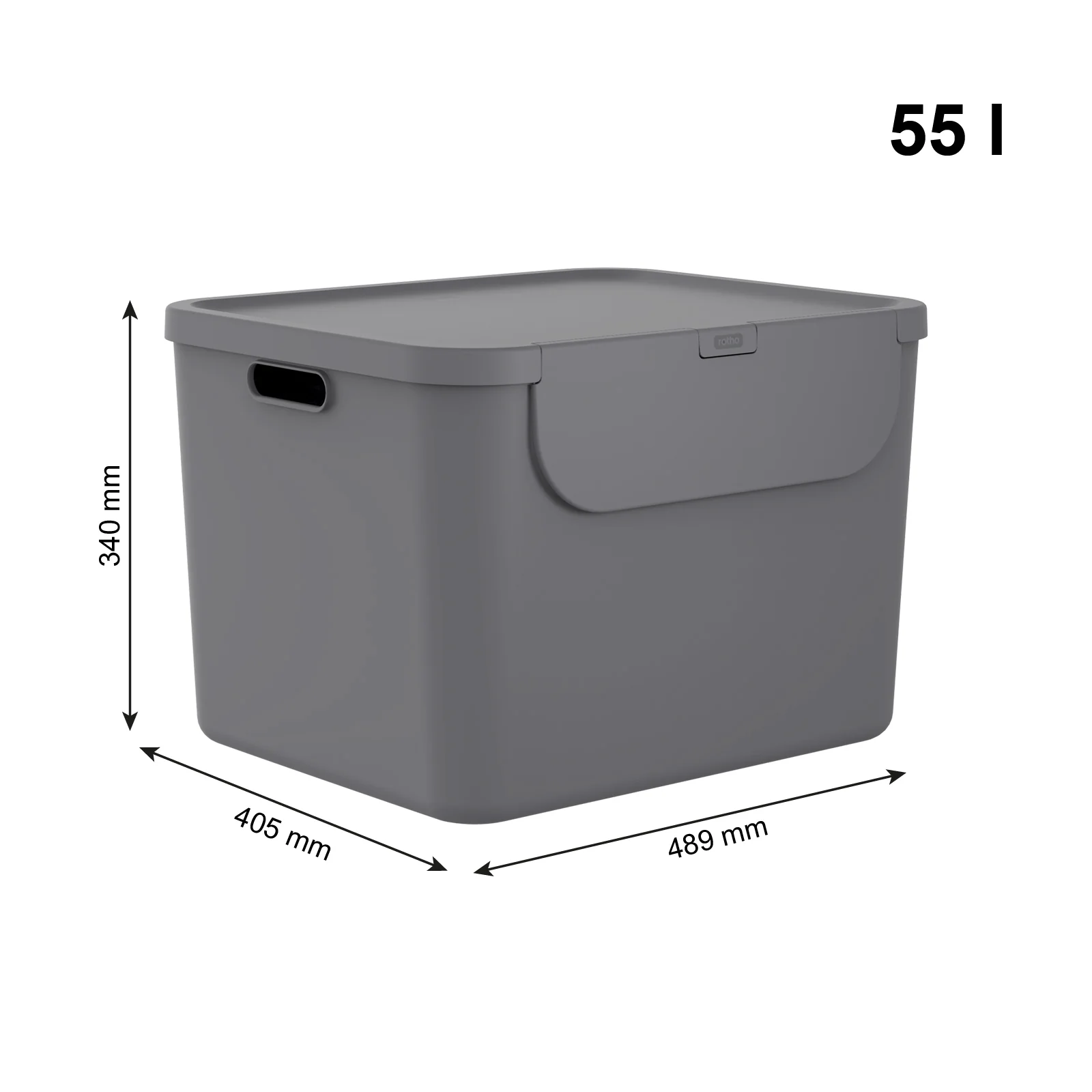 Recyclingbehälter 55 l ALBULA - Image 18