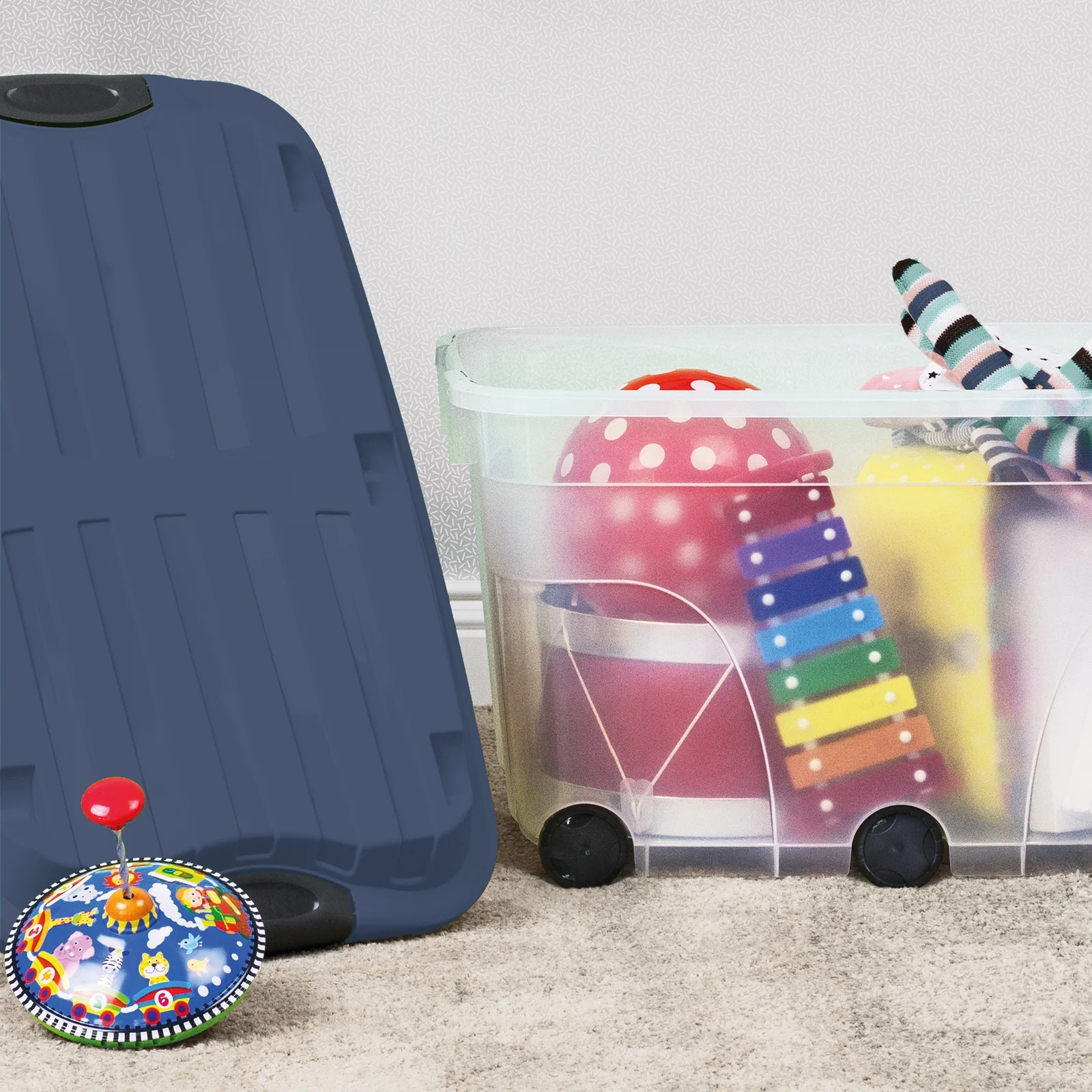 Rollbox mit Deckel 57 l ROLLER 6 - Image 12