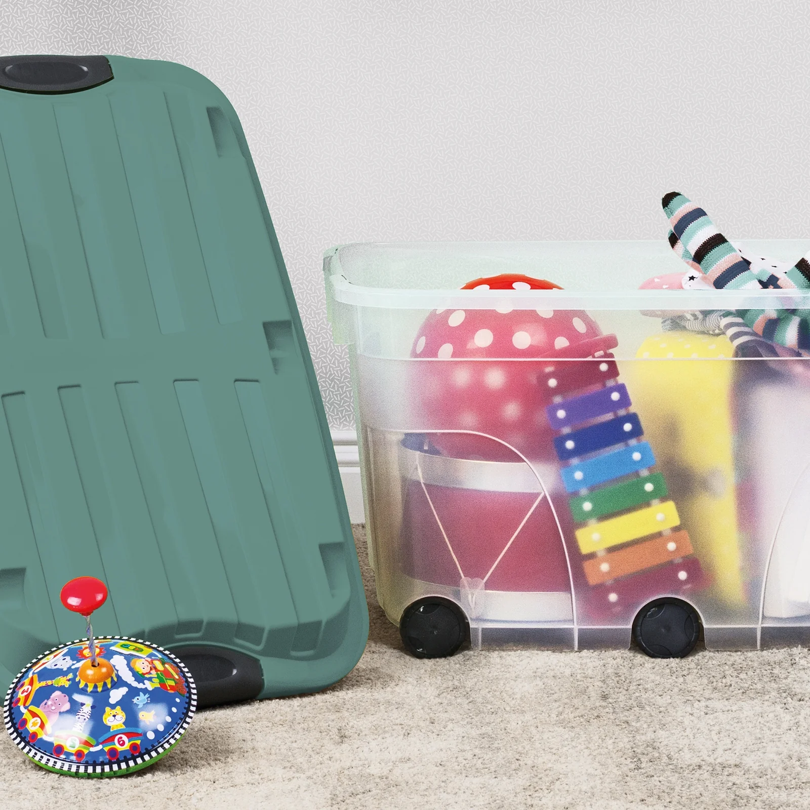 Rollbox mit Deckel 57 l ROLLER 6 - Image 14