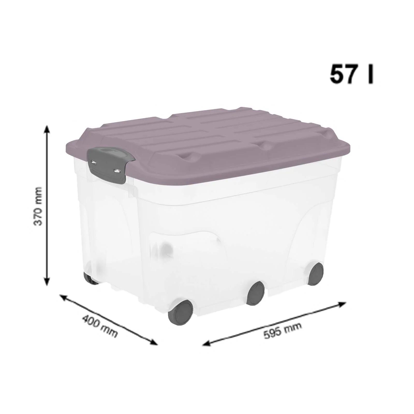 Rollbox mit Deckel 57 l ROLLER 6 - Image 24